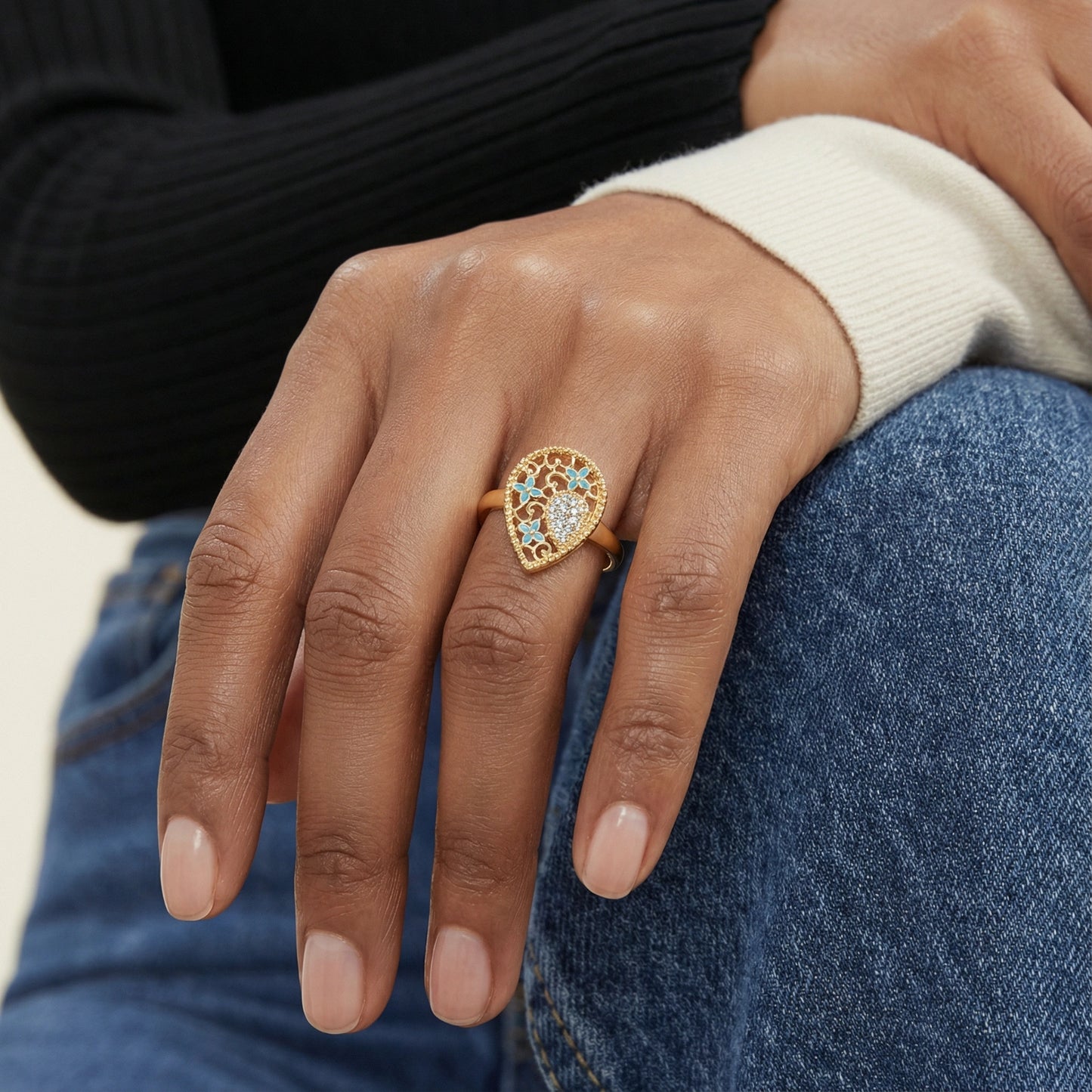 Enchanted Heart Ring by FANCY CHAPTER
