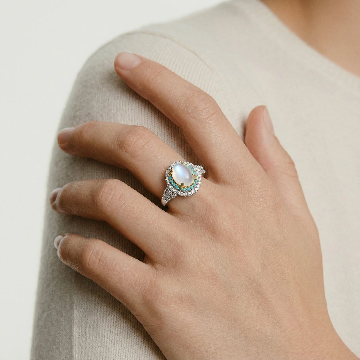Mystic Halo Ring by FANCY CHAPTER