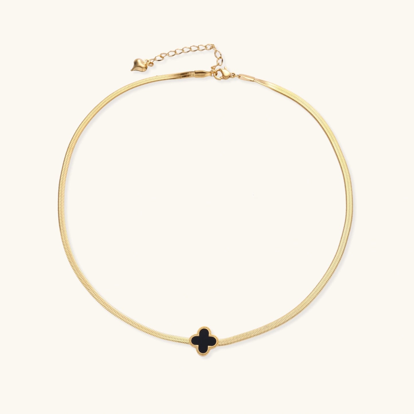 Lucky Clover Necklace by FANCY CHAPTER