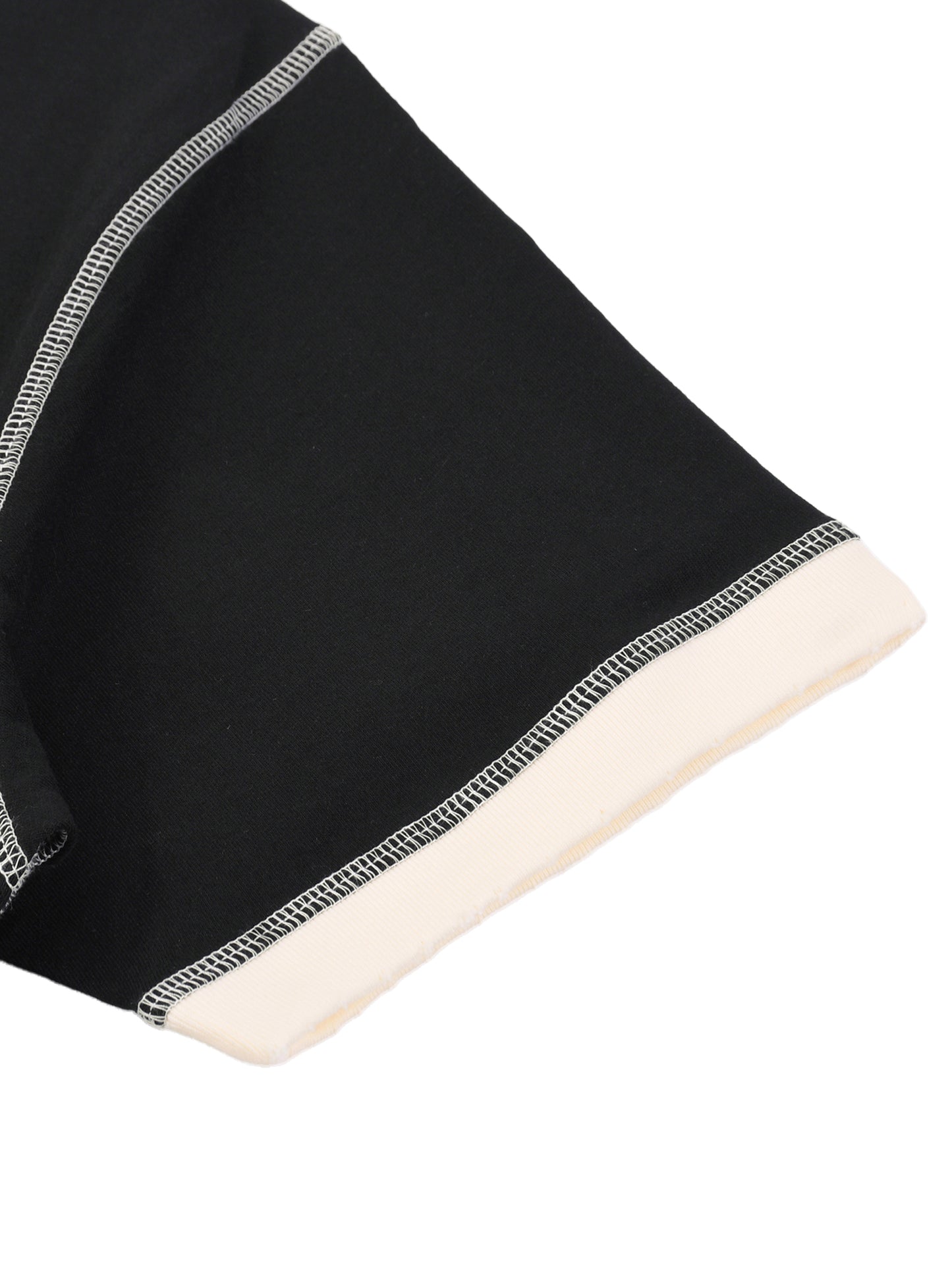 WDMT Contrast-Stitched Cotton T-Shirt