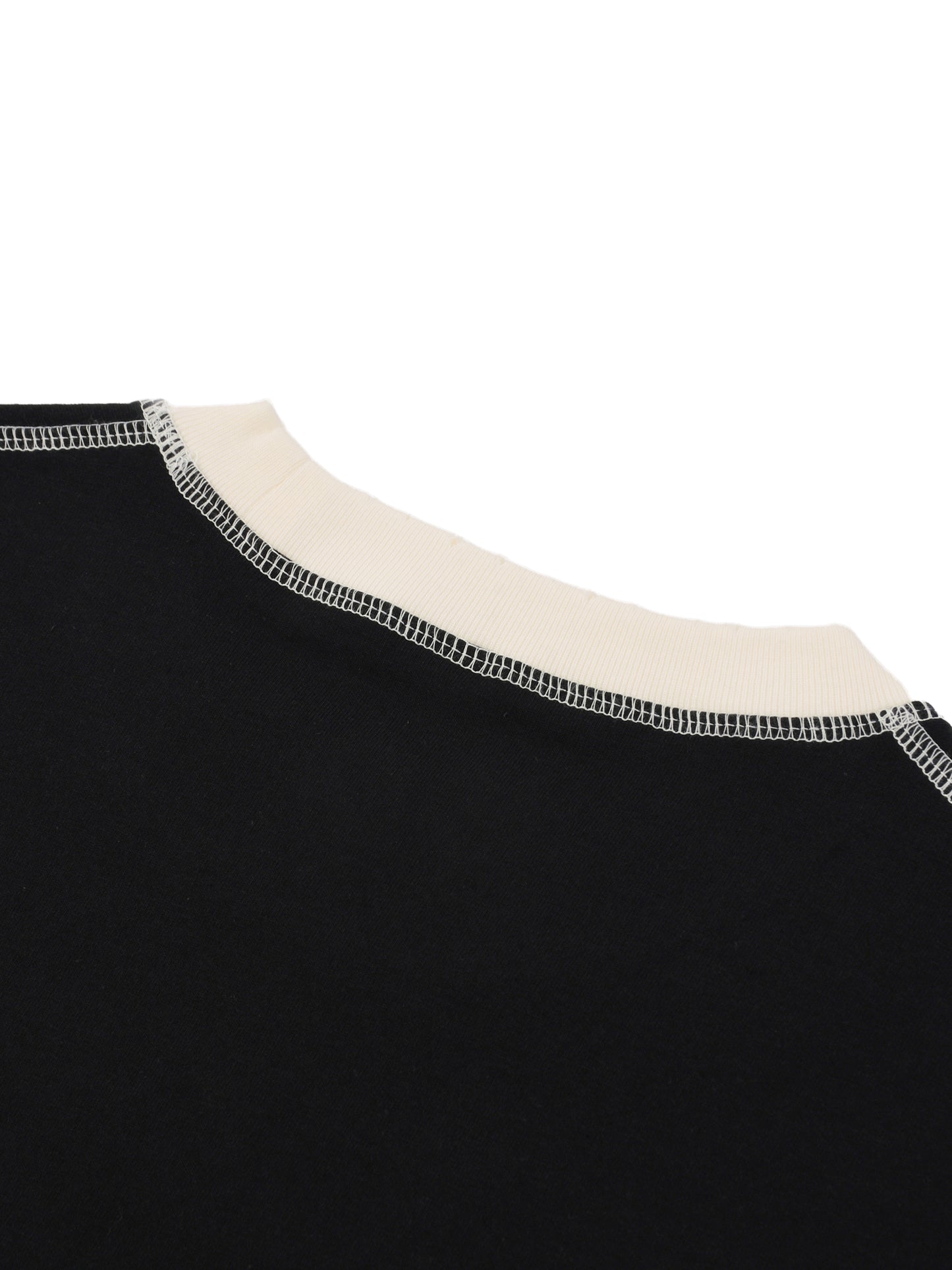 WDMT Contrast-Stitched Cotton T-Shirt