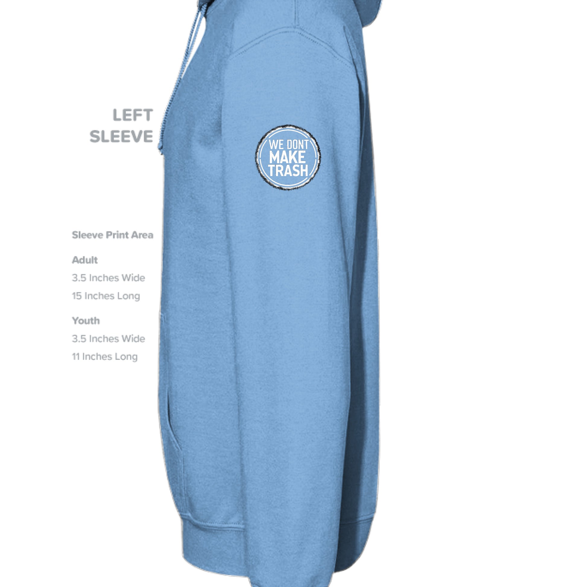 CAROLINA BLUE - SLEEVE_LEFT