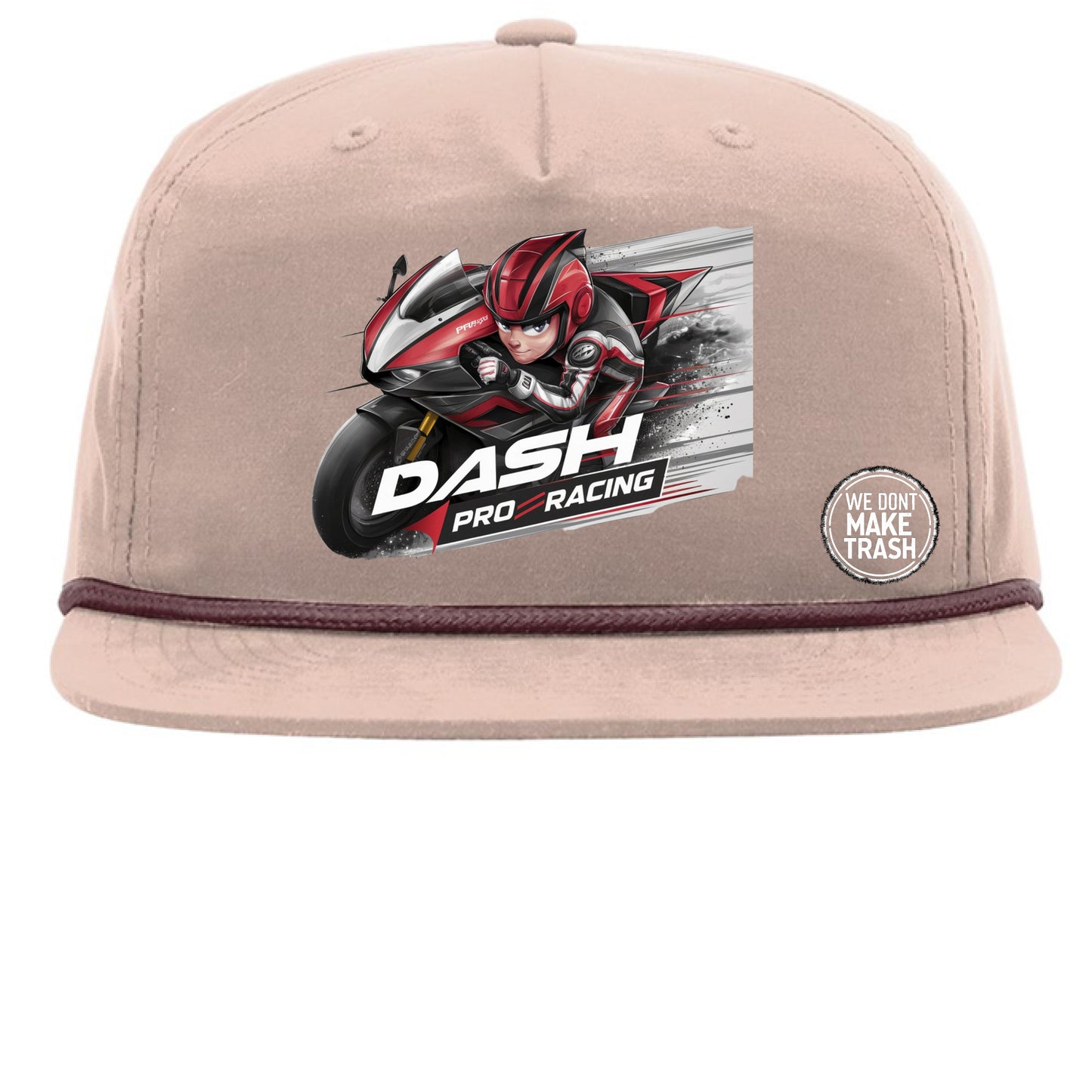 Pale Peach/ Maroon - FRONT