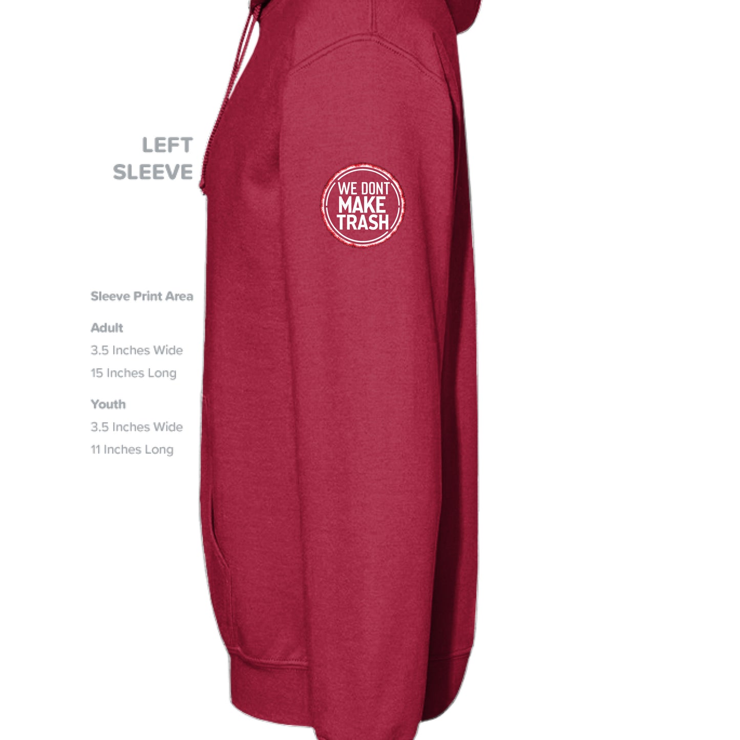 CHERRY RED - SLEEVE_LEFT