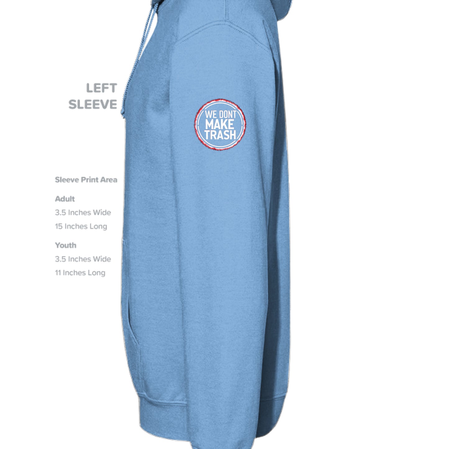 CAROLINA BLUE - SLEEVE_LEFT