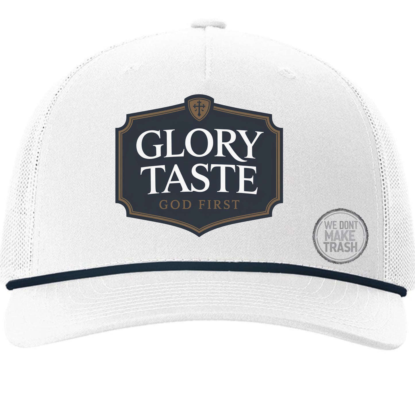 White/ Navy - FRONT