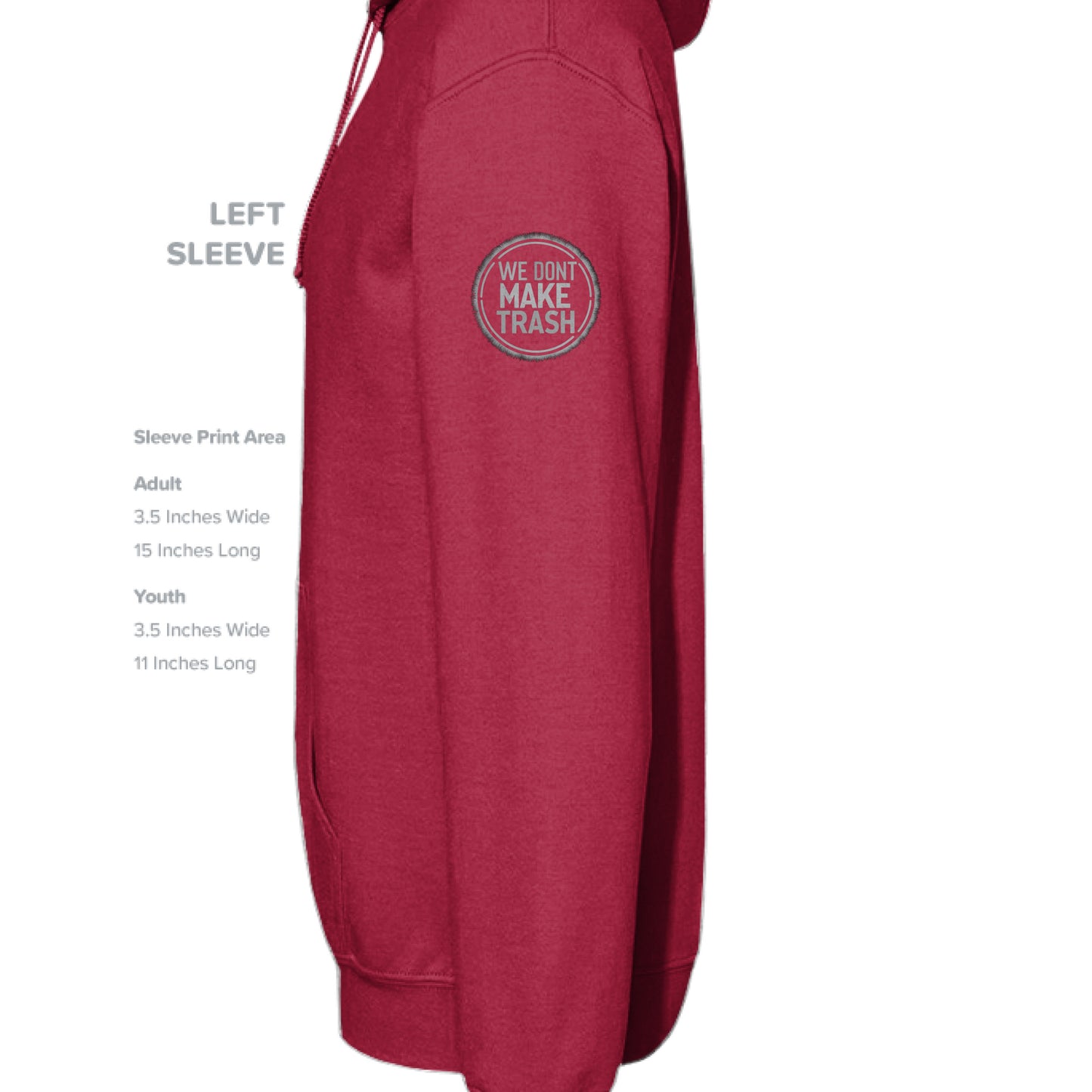 CHERRY RED - SLEEVE_LEFT
