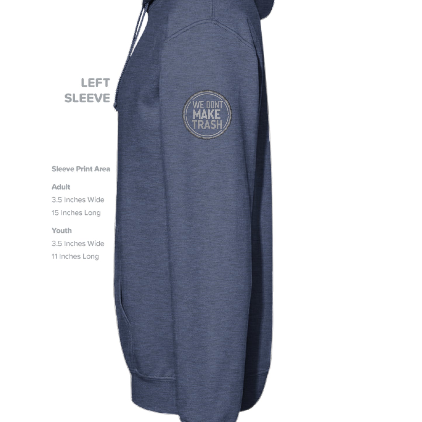 Heather Sport Dark Navy - SLEEVE_LEFT