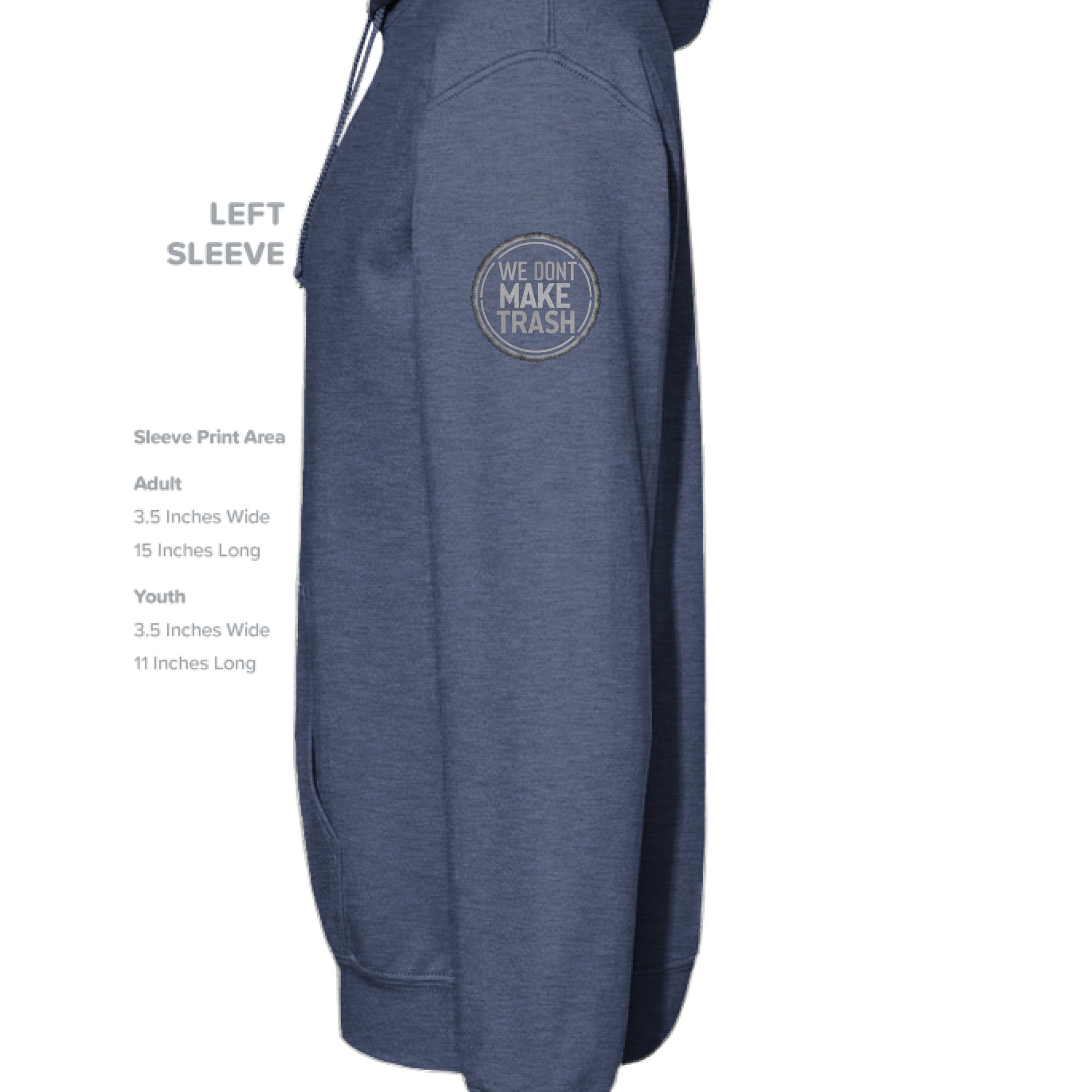 Heather Sport Dark Navy - SLEEVE_LEFT