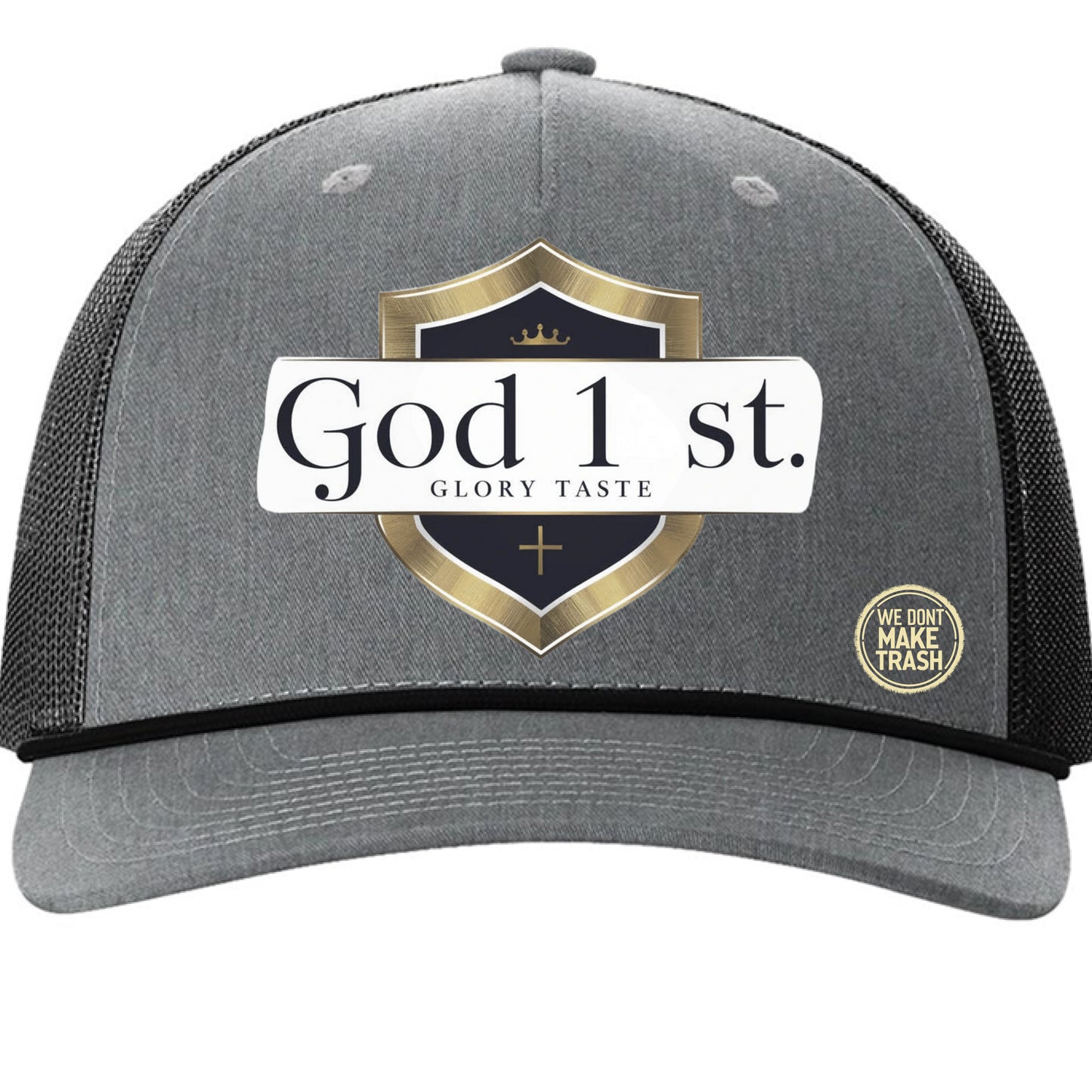 Heather Grey/ Black - FRONT