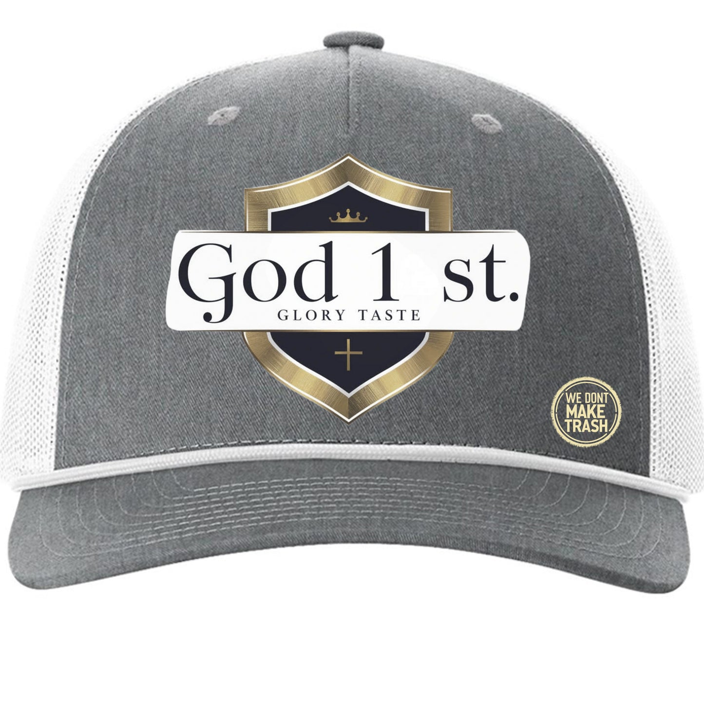 Heather Grey/ White - FRONT