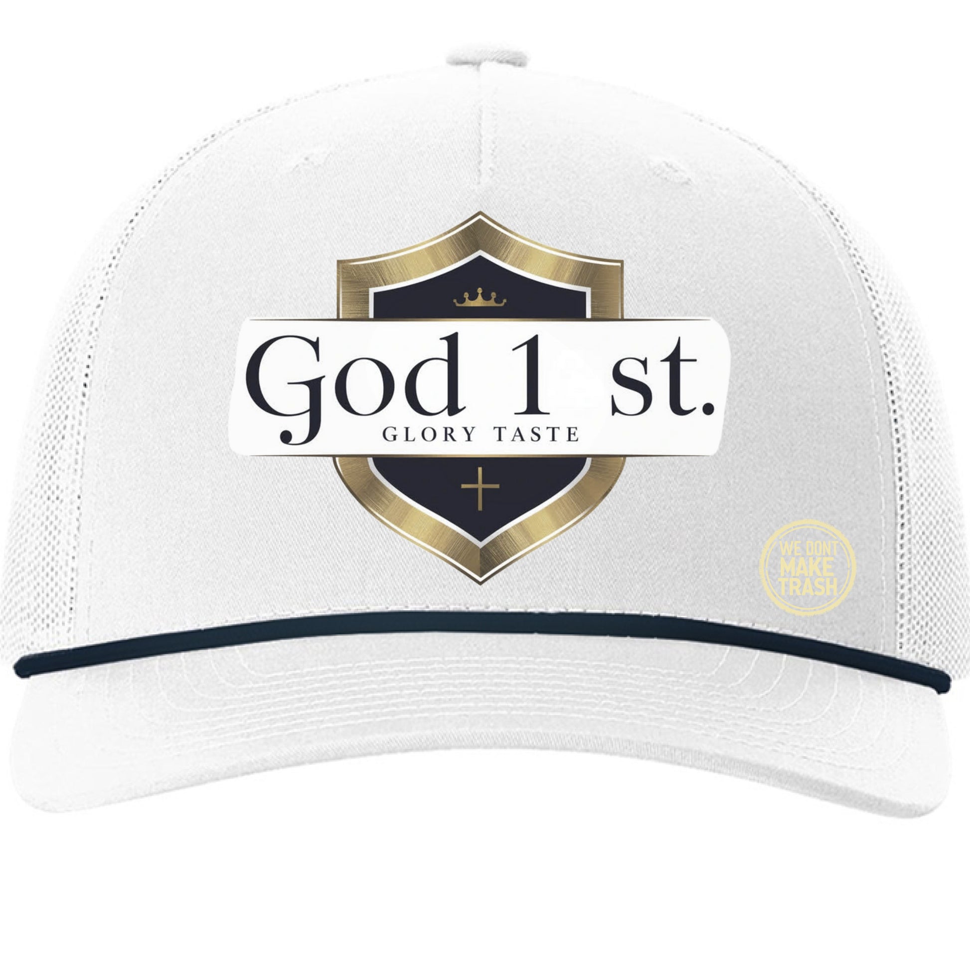 White/ Navy - FRONT