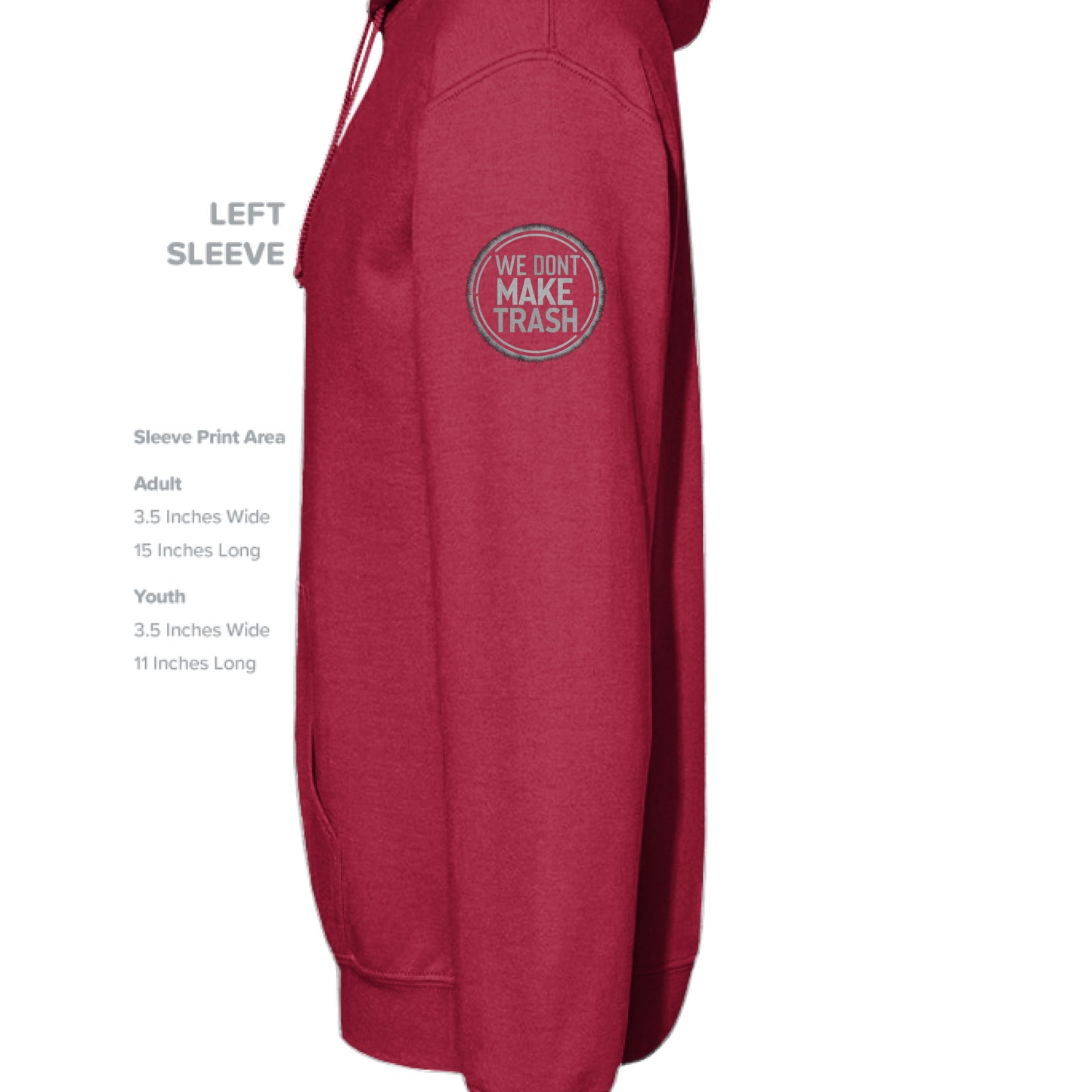 CHERRY RED - SLEEVE_LEFT