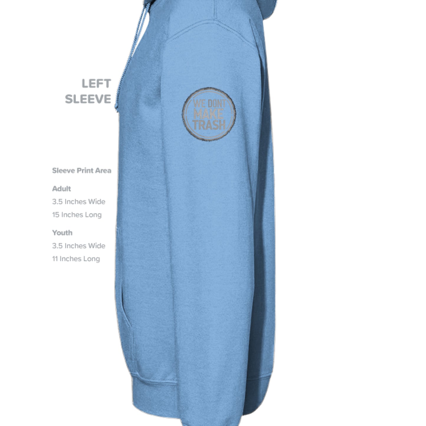 CAROLINA BLUE - SLEEVE_LEFT