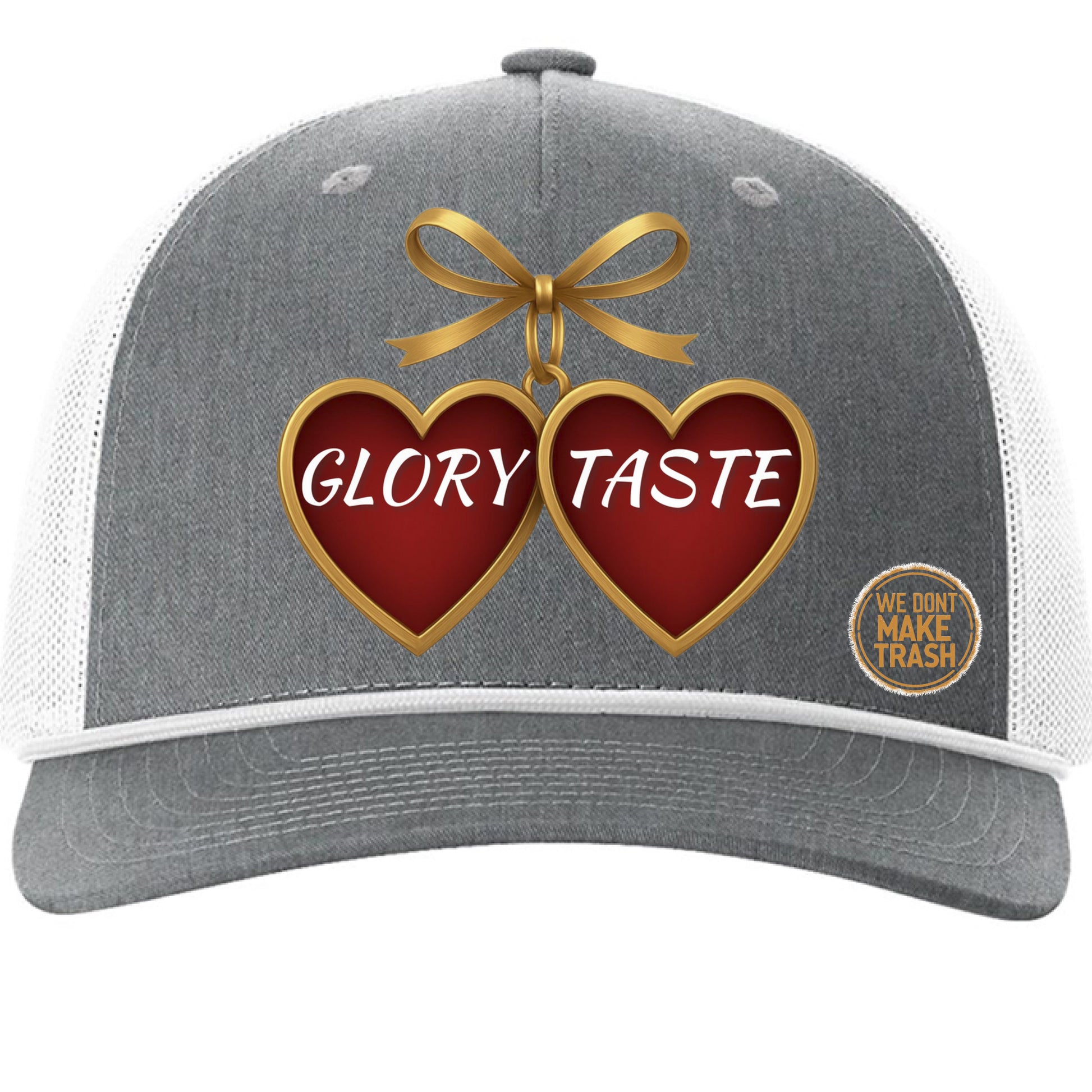 Heather Grey/ White - FRONT
