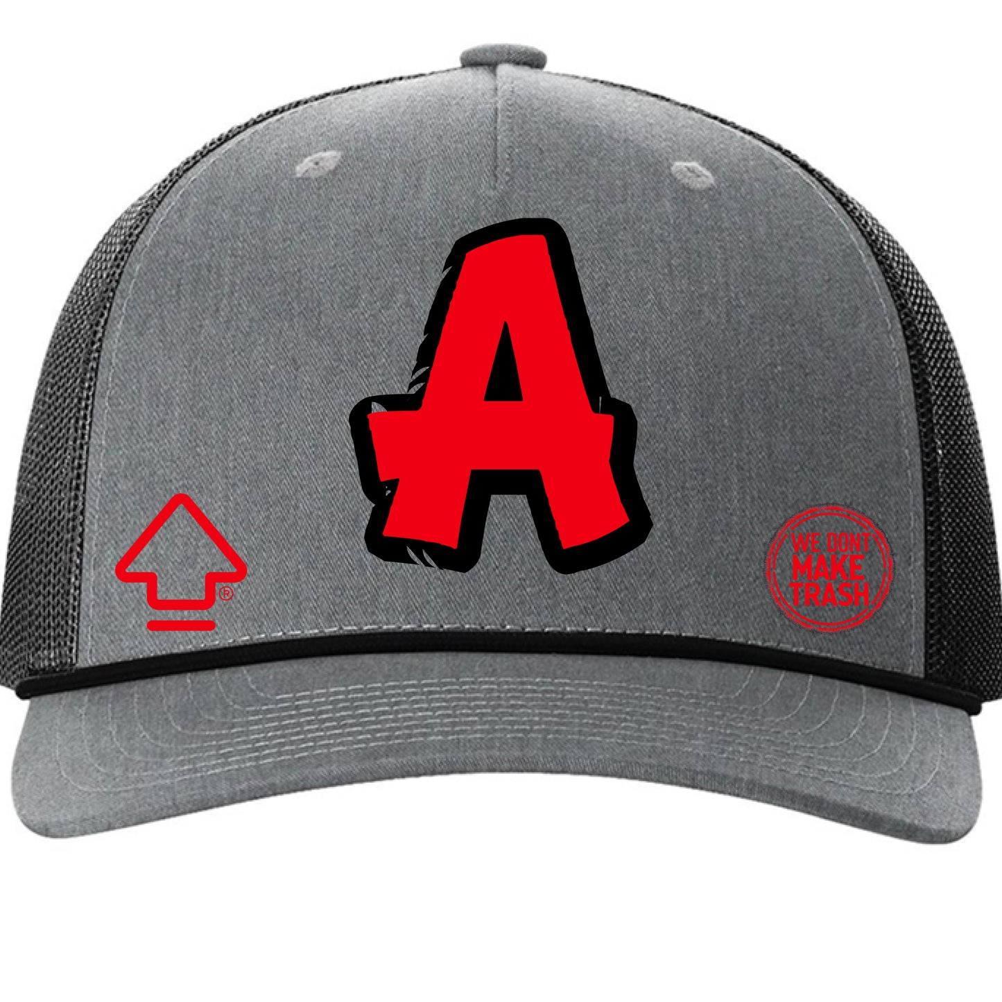 Heather Grey/ Black - FRONT