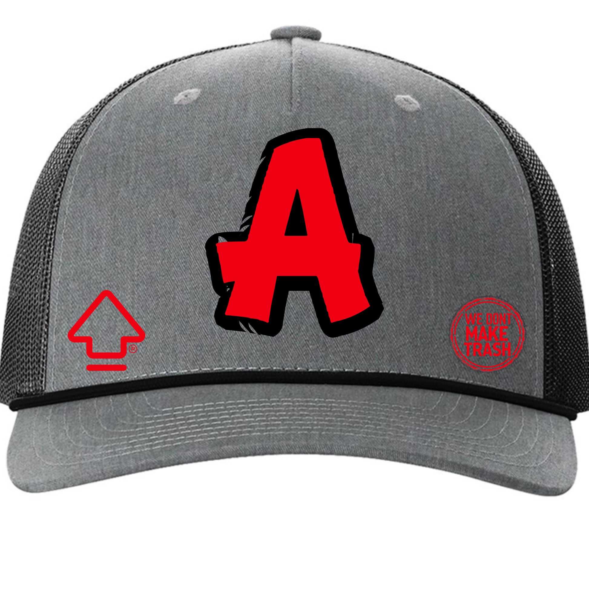 Heather Grey/ Black - FRONT