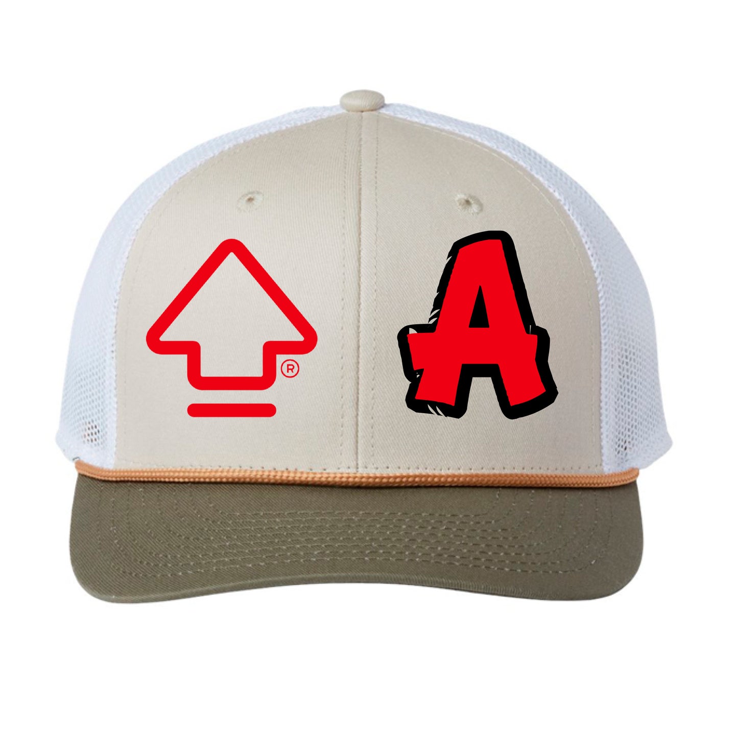 Light Olive/ White - FRONT