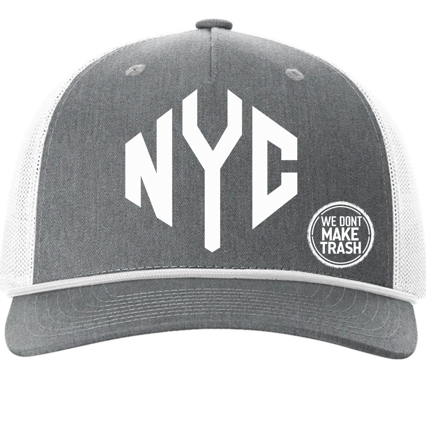 Heather Grey/ White - FRONT