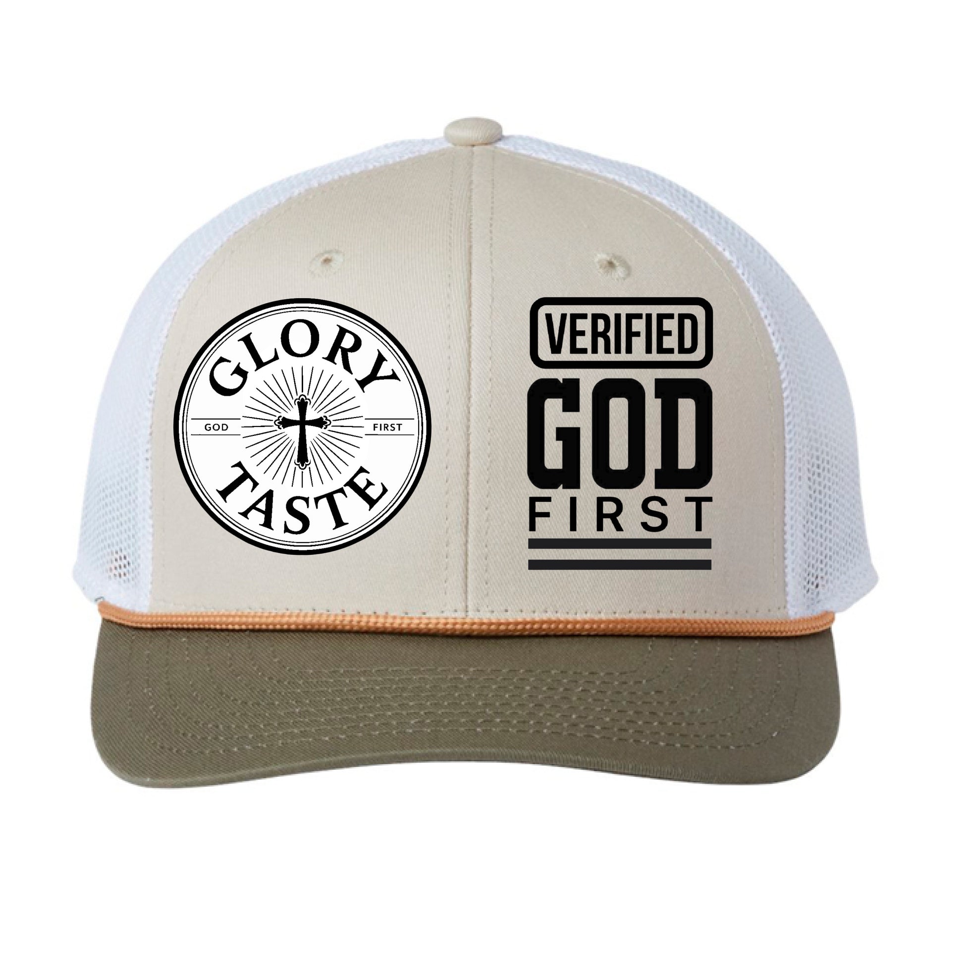 Light Olive/ White - FRONT