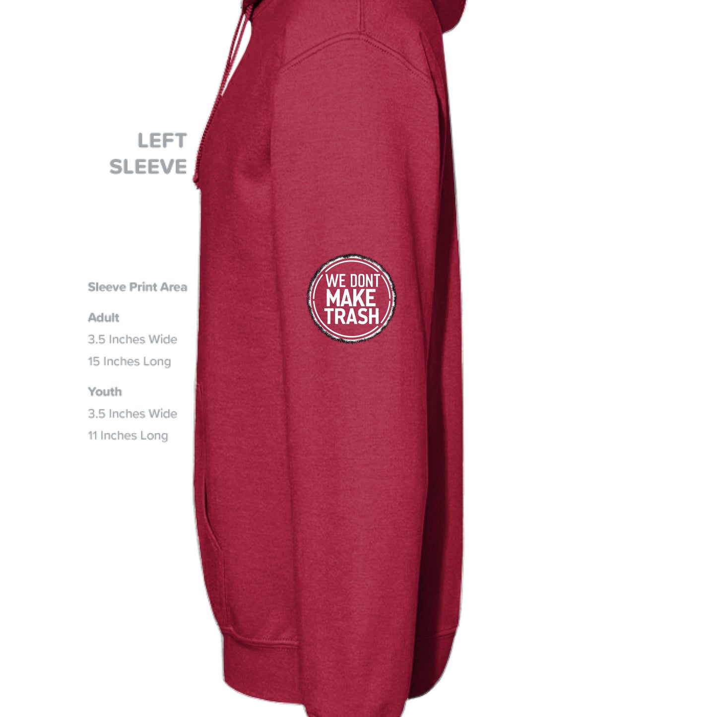 CHERRY RED - SLEEVE_LEFT