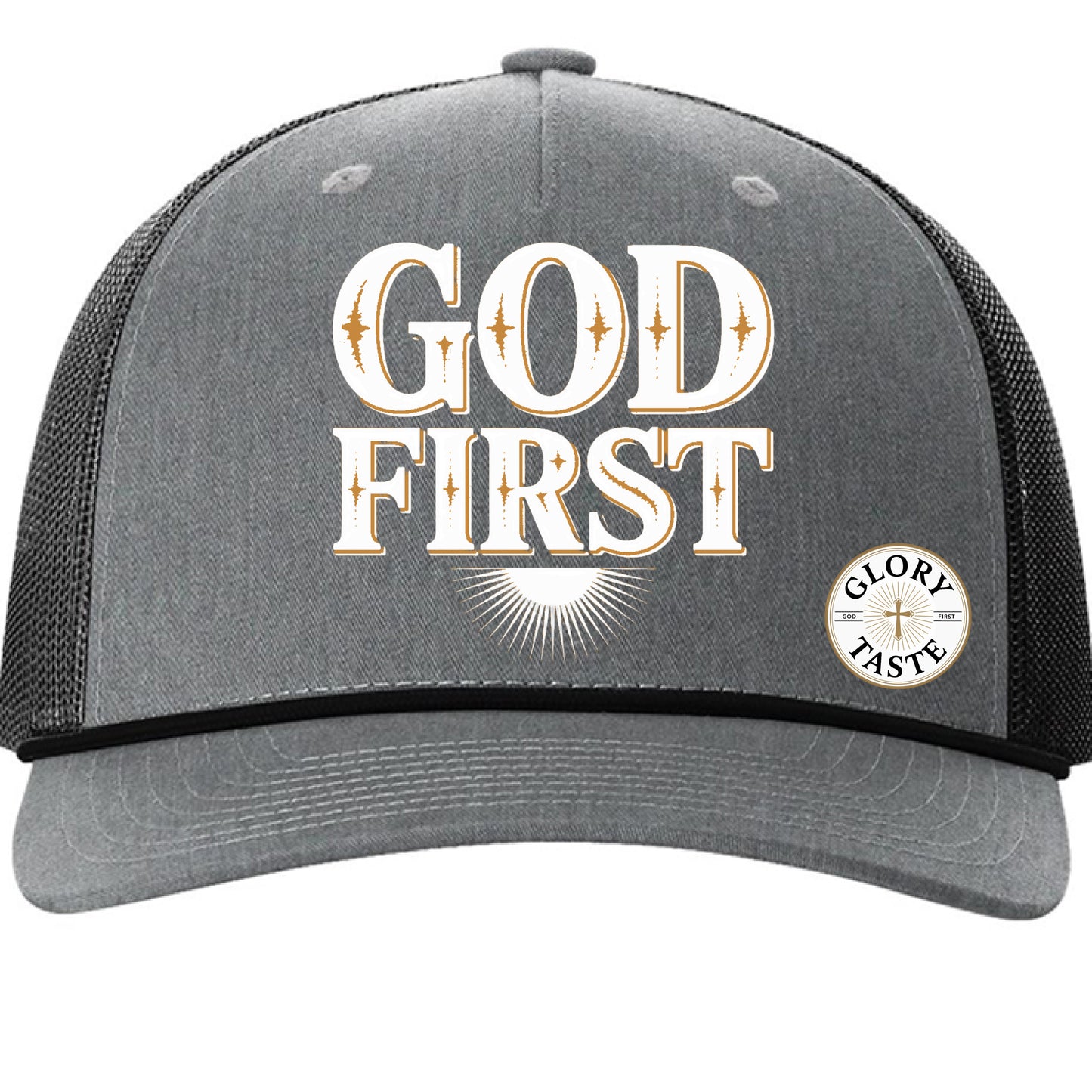 Heather Grey/ Black - FRONT