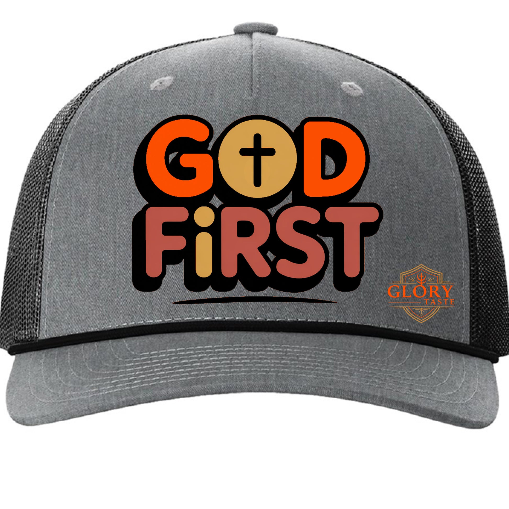 Heather Grey/ Black - FRONT