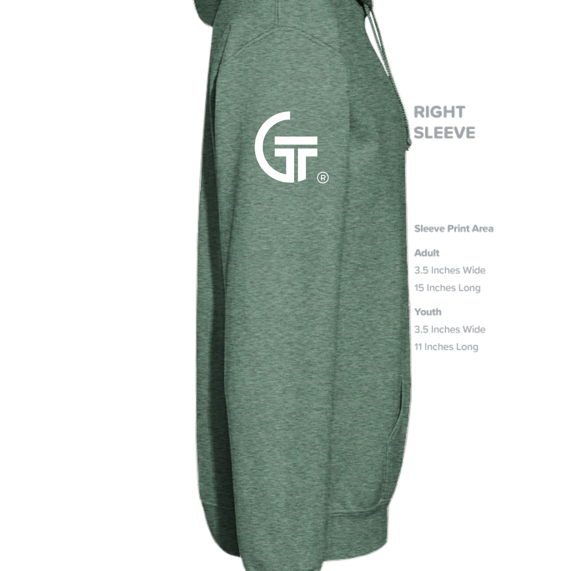 Heather Sport Dark Green - SLEEVE_RIGHT