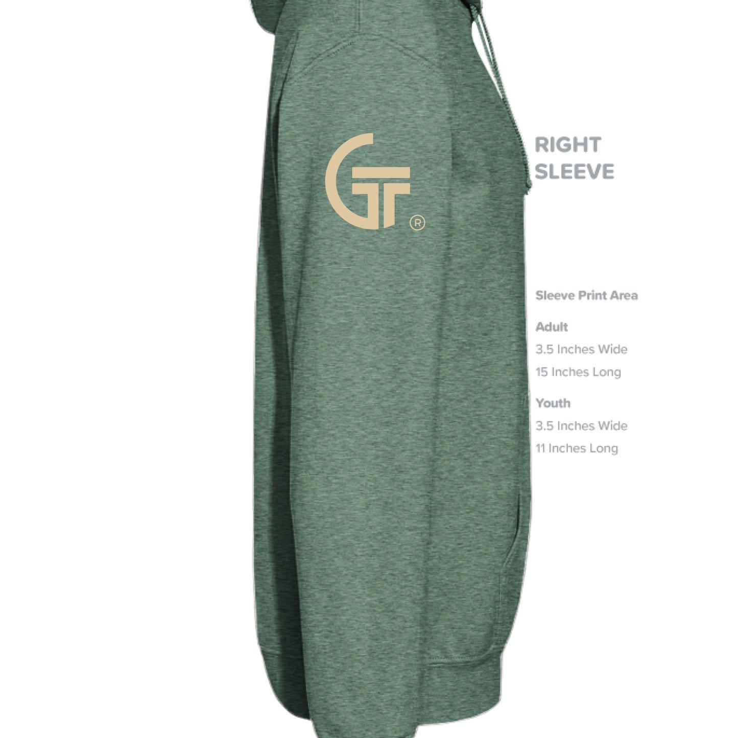 Heather Sport Dark Green - SLEEVE_RIGHT
