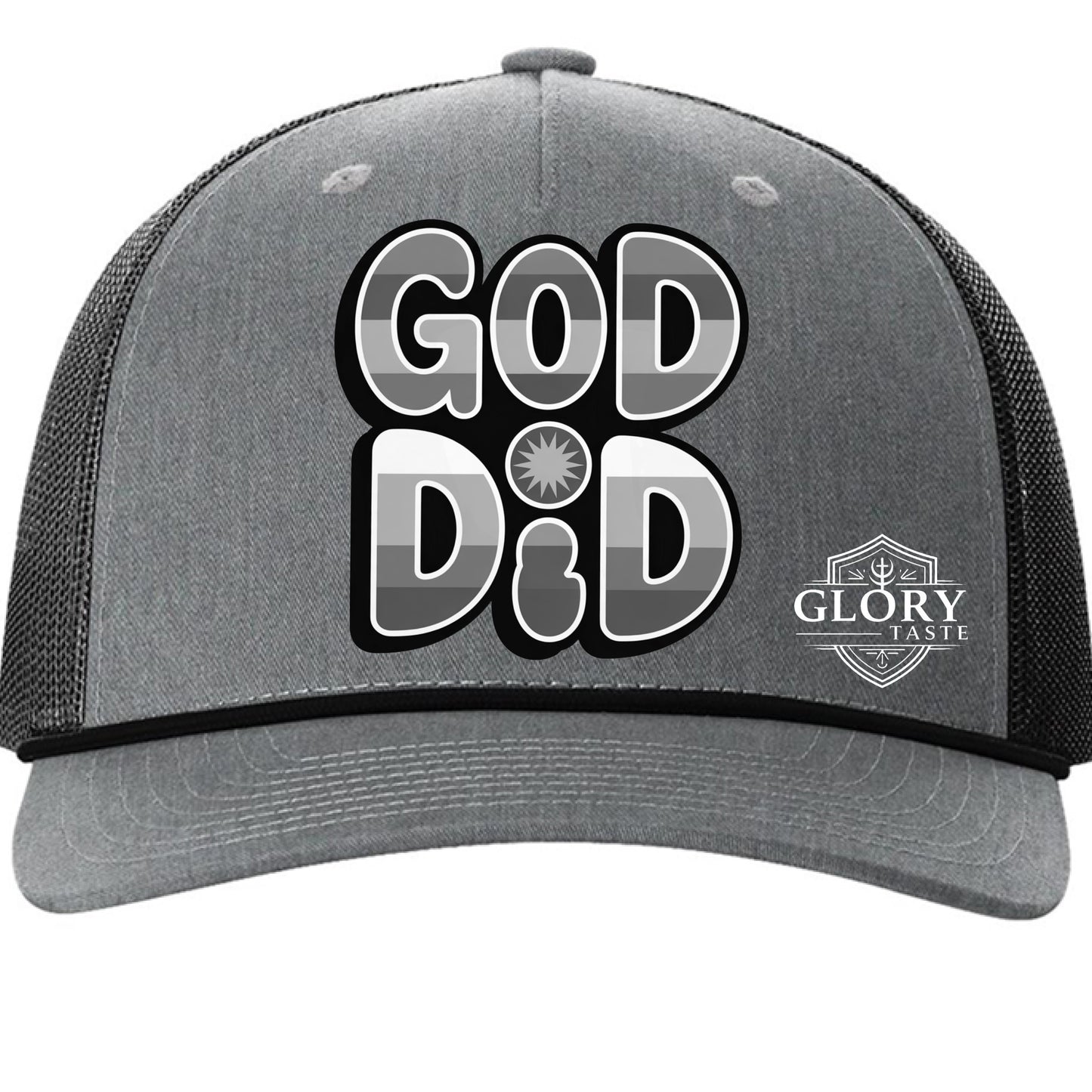 Heather Grey/ Black - FRONT