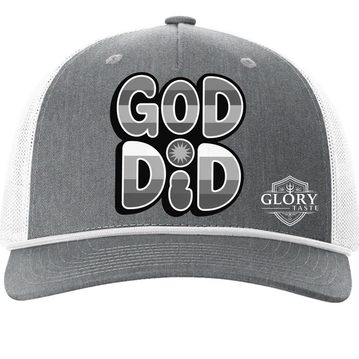 Heather Grey/ White - FRONT