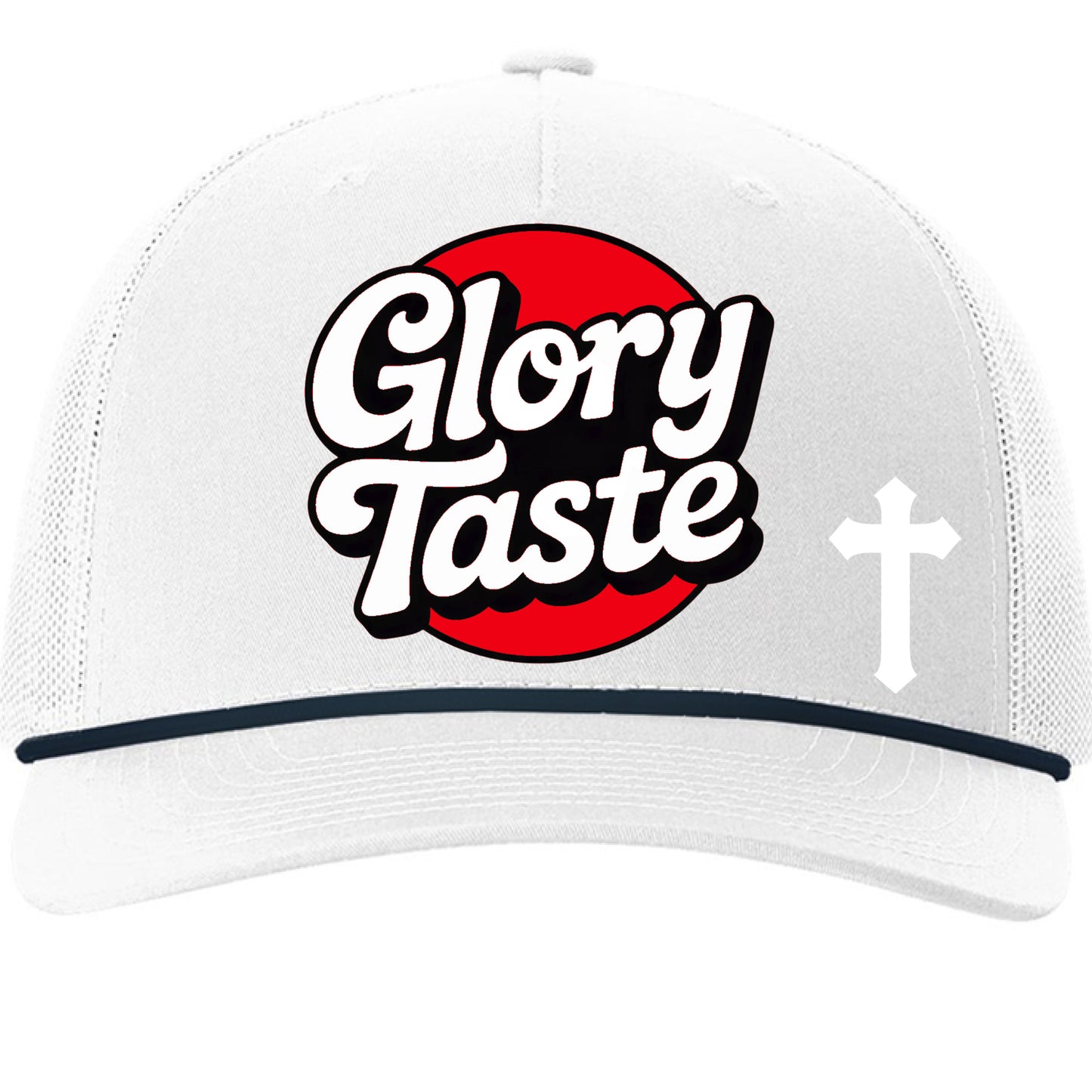 White/ Navy - FRONT