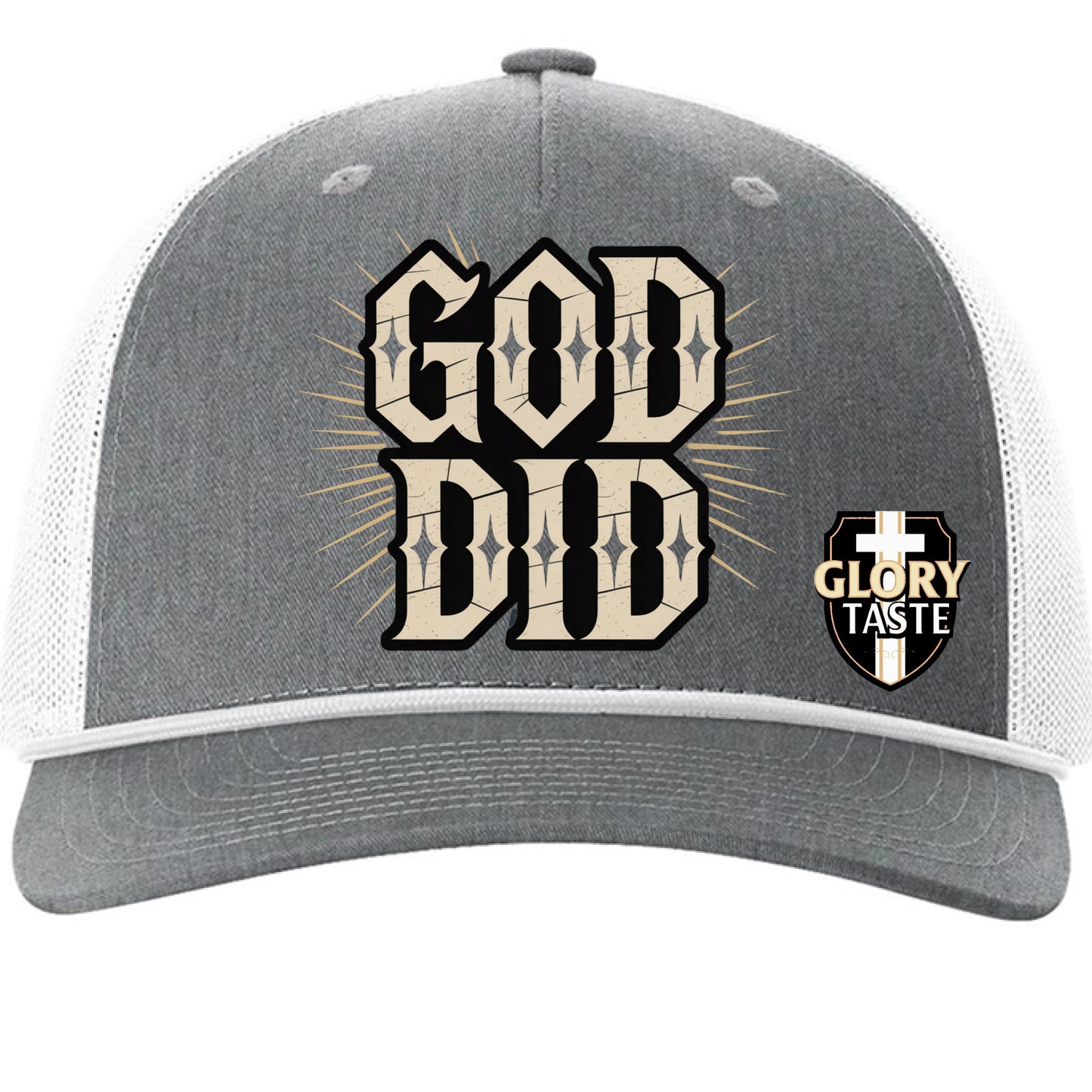 Heather Grey/ White - FRONT