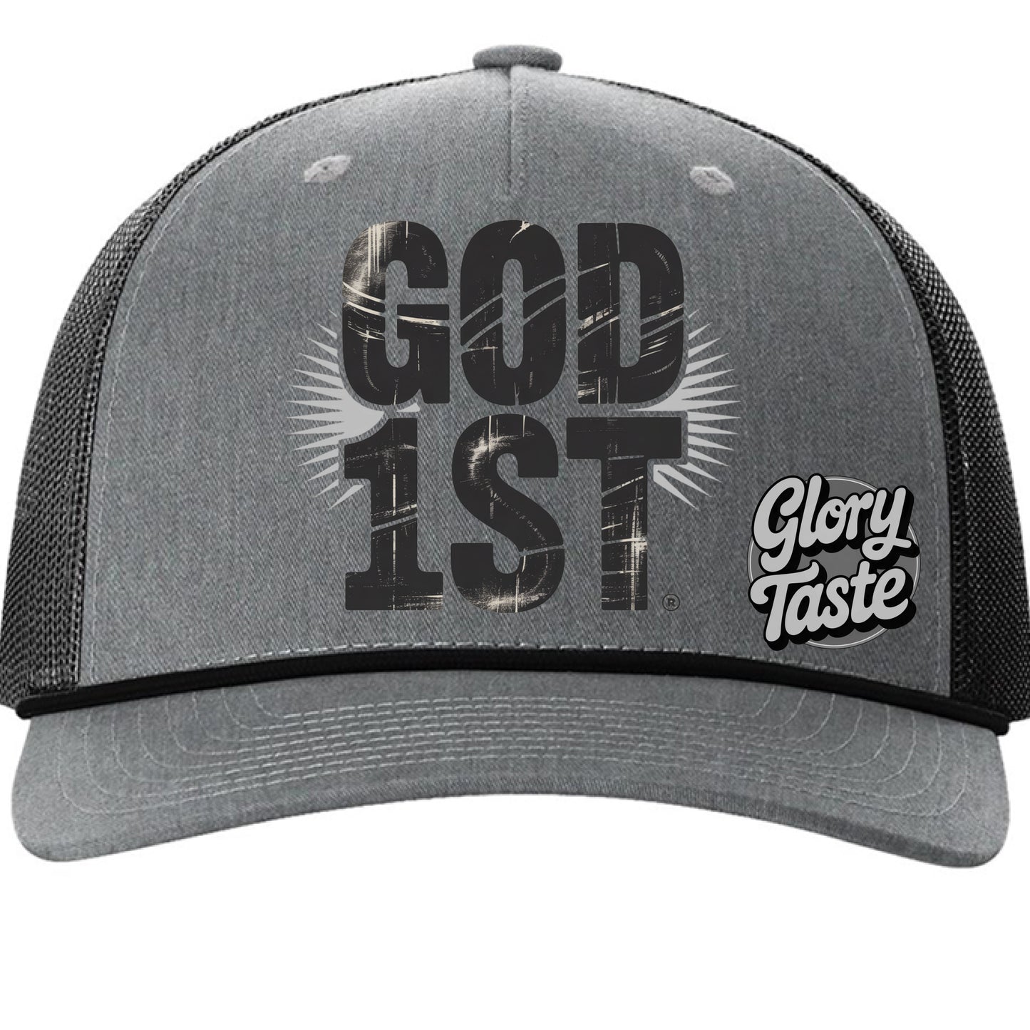 Heather Grey/ Black - FRONT