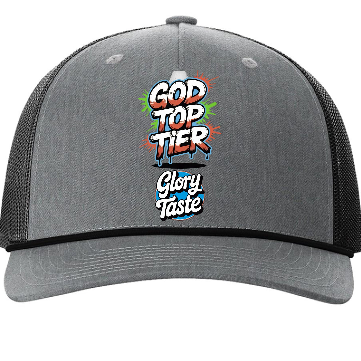 Heather Grey/ Black - FRONT