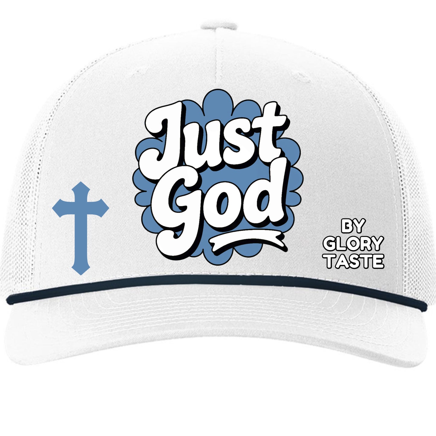 White/ Navy - FRONT