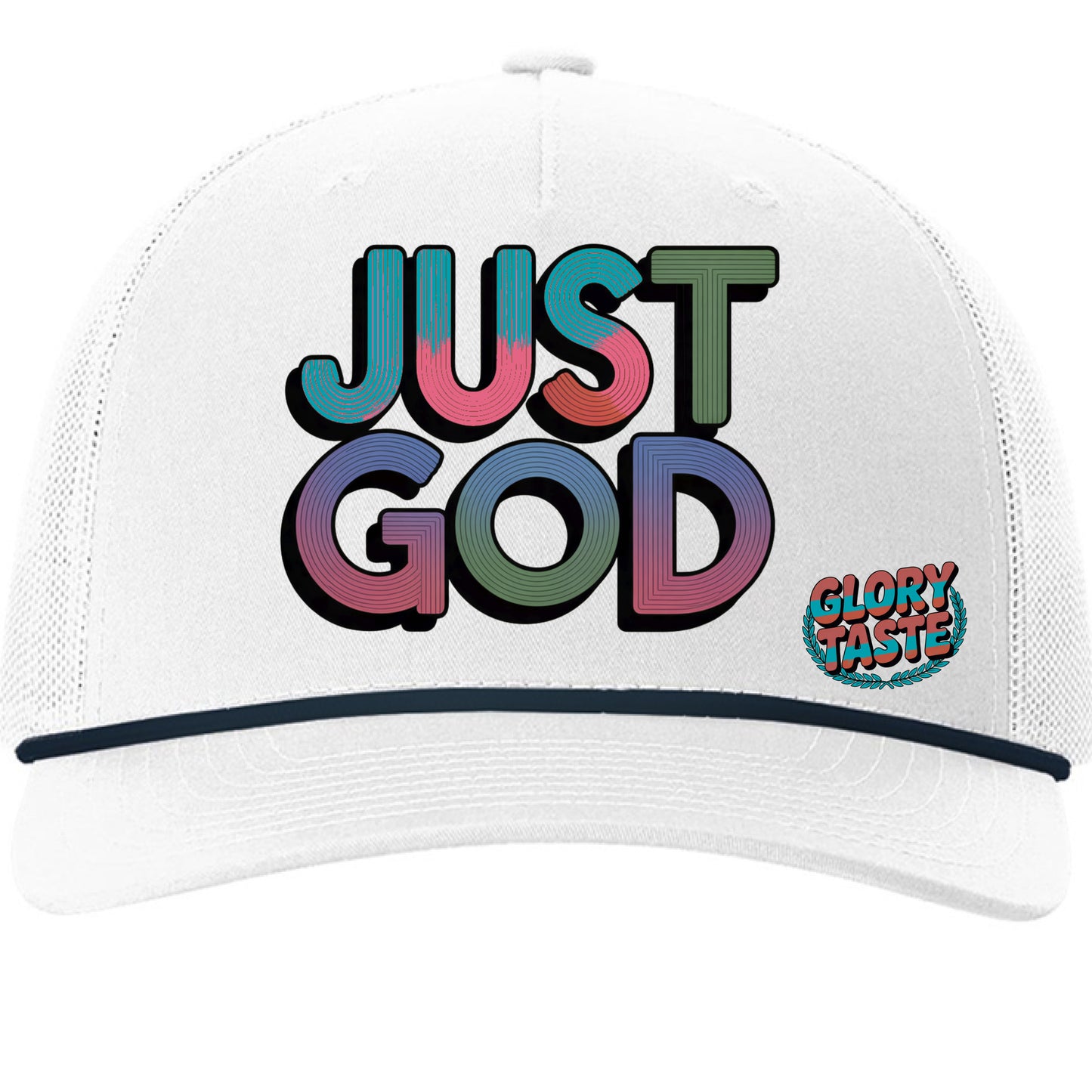 White/ Navy - FRONT