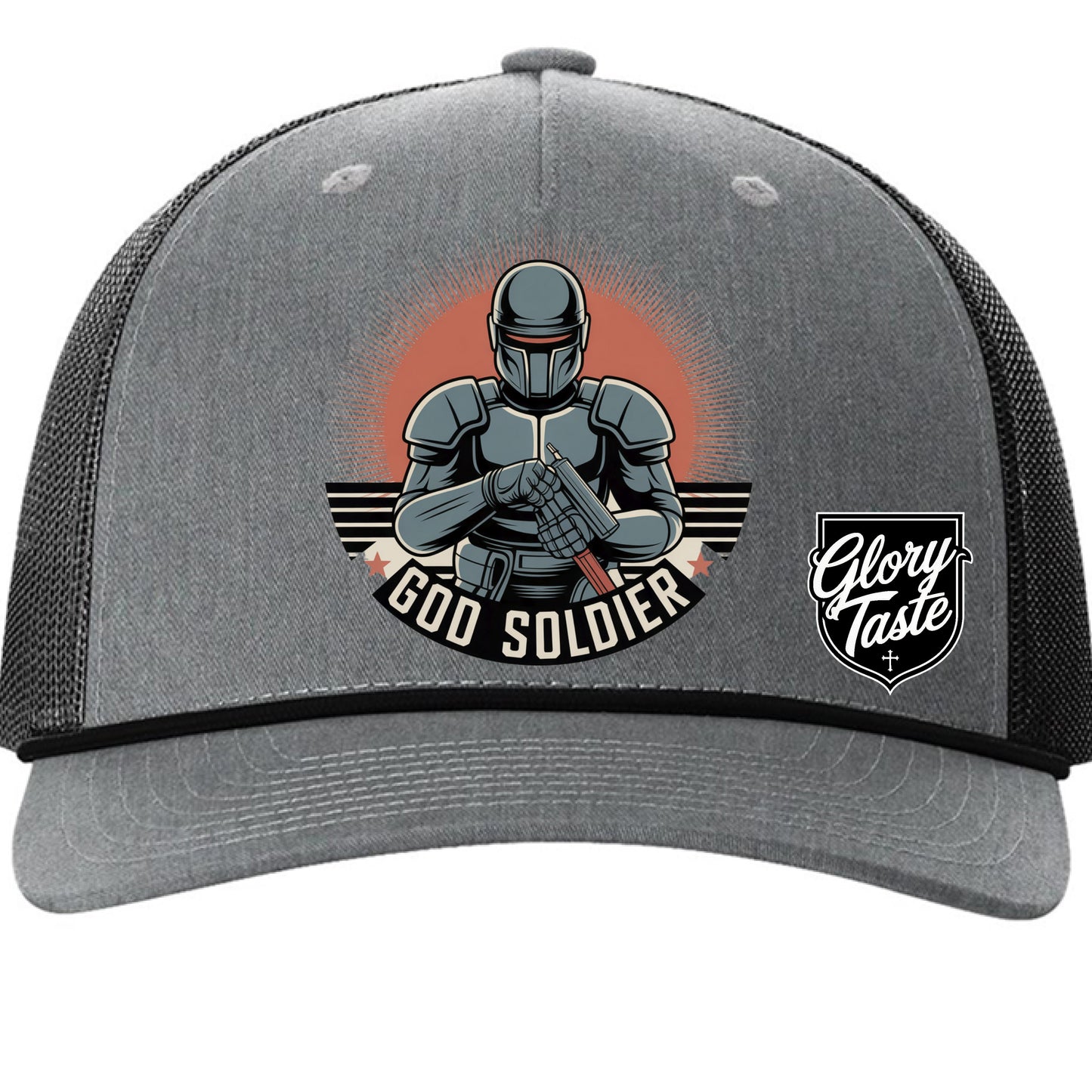 Heather Grey/ Black - FRONT