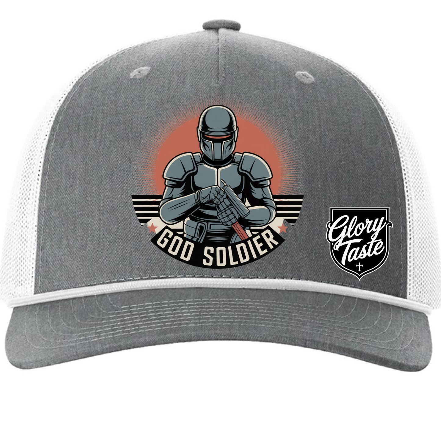 Heather Grey/ White - FRONT