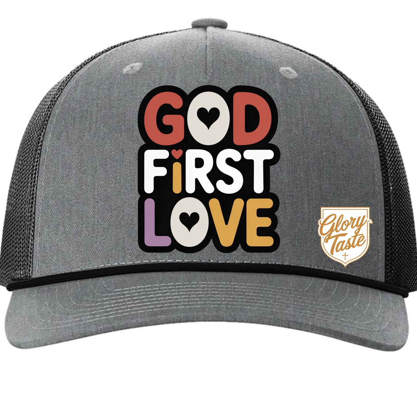Heather Grey/ Black - FRONT