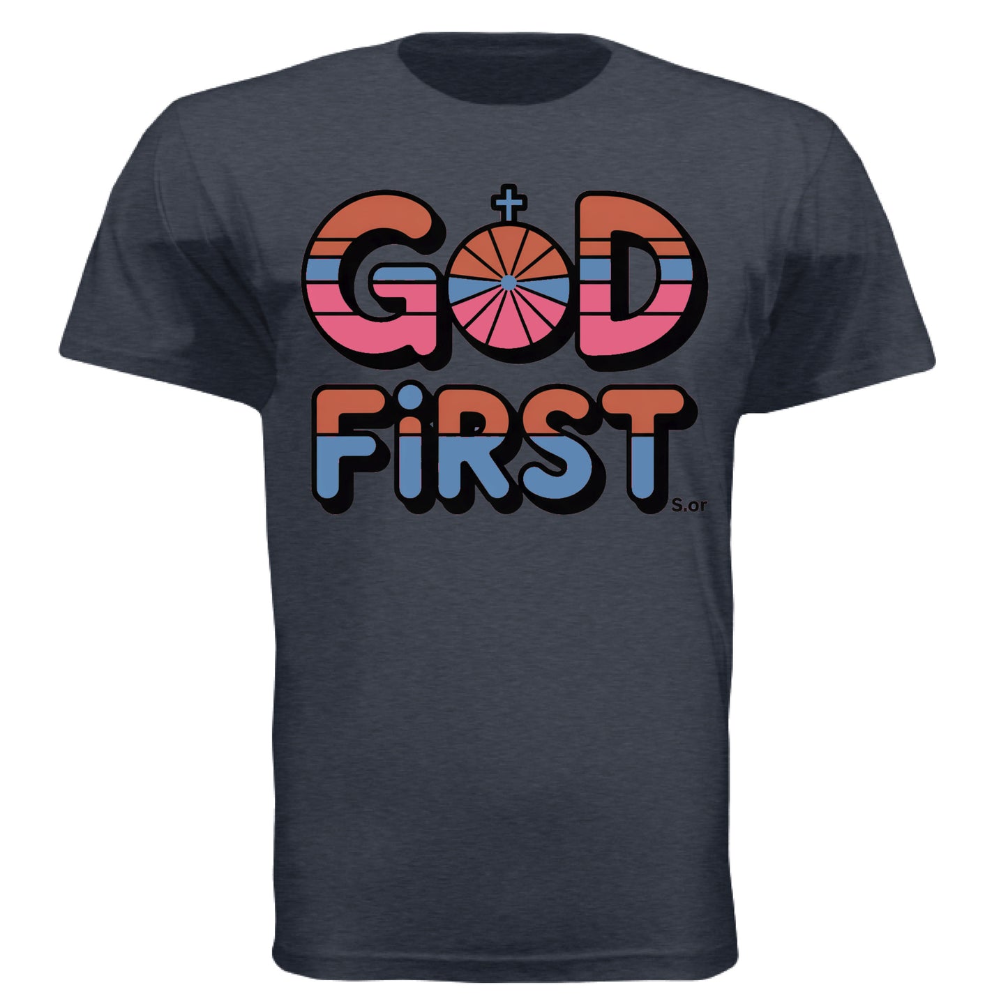 Heather Navy - FRONT