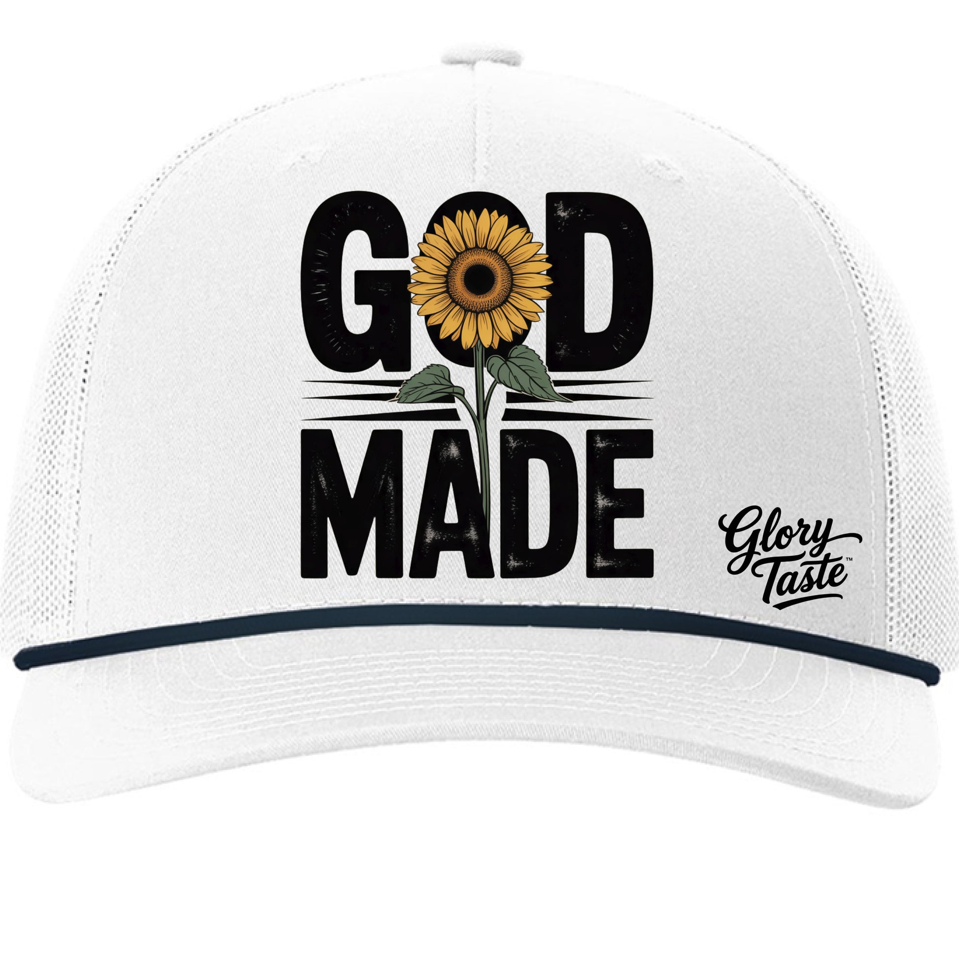 White/ Navy - FRONT