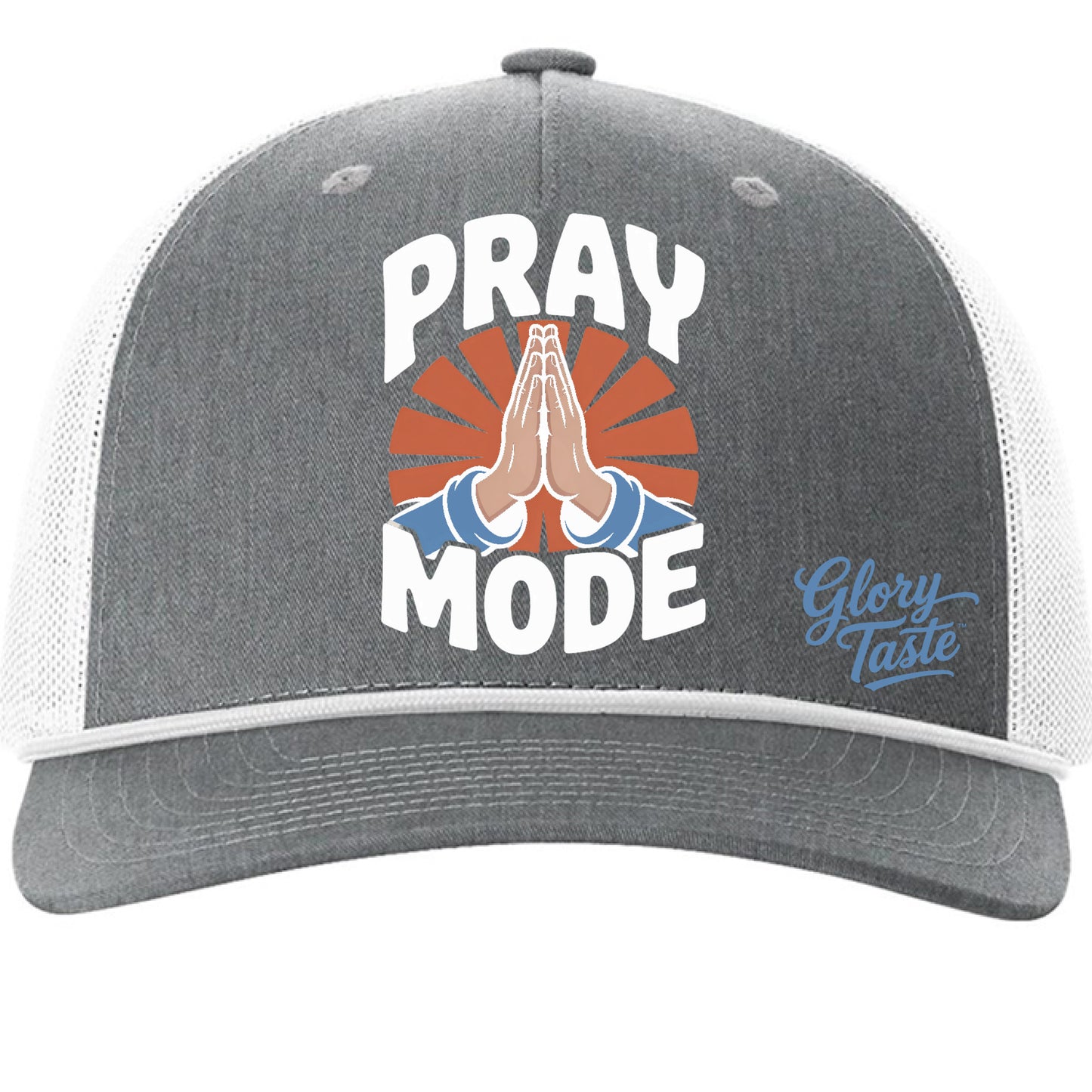 Heather Grey/ White - FRONT