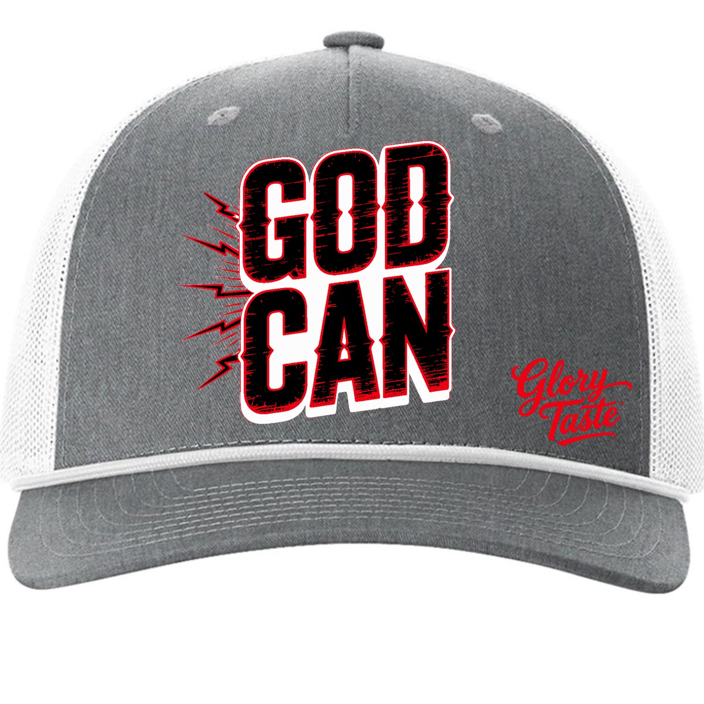 Heather Grey/ White - FRONT