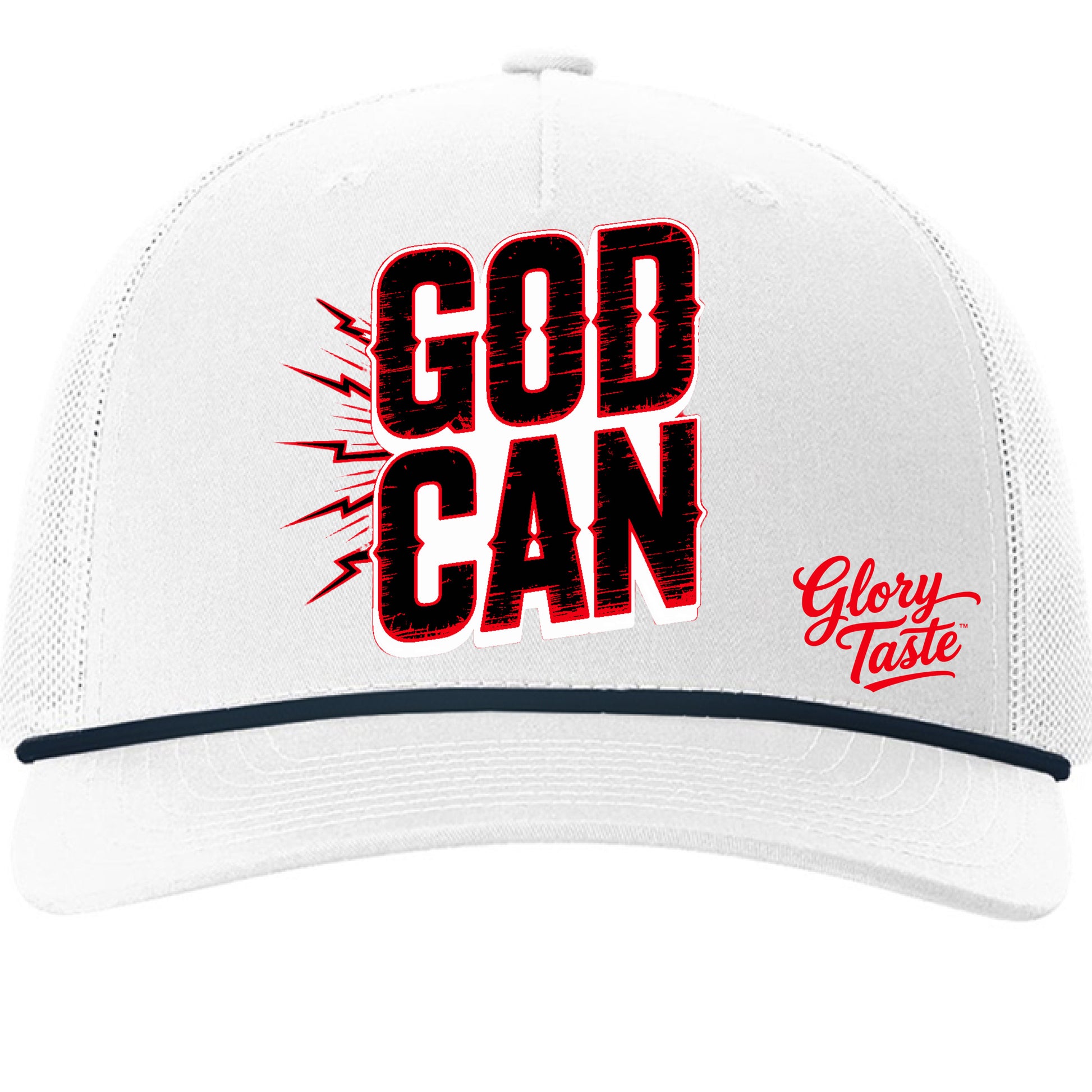 White/ Navy - FRONT