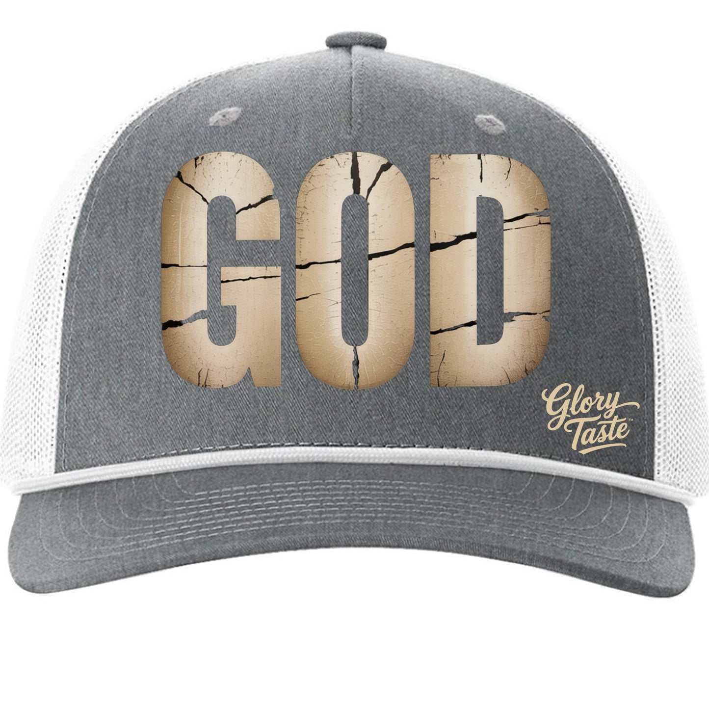 Heather Grey/ White - FRONT