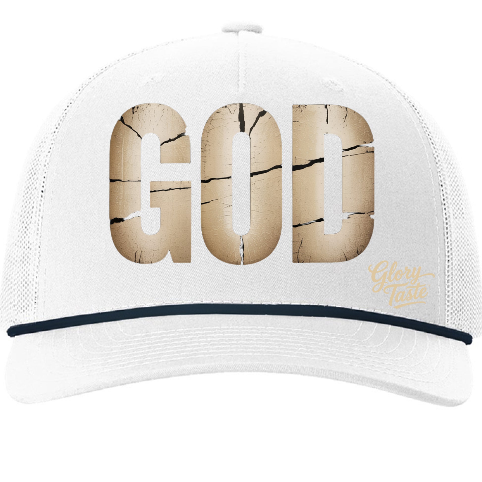 White/ Navy - FRONT