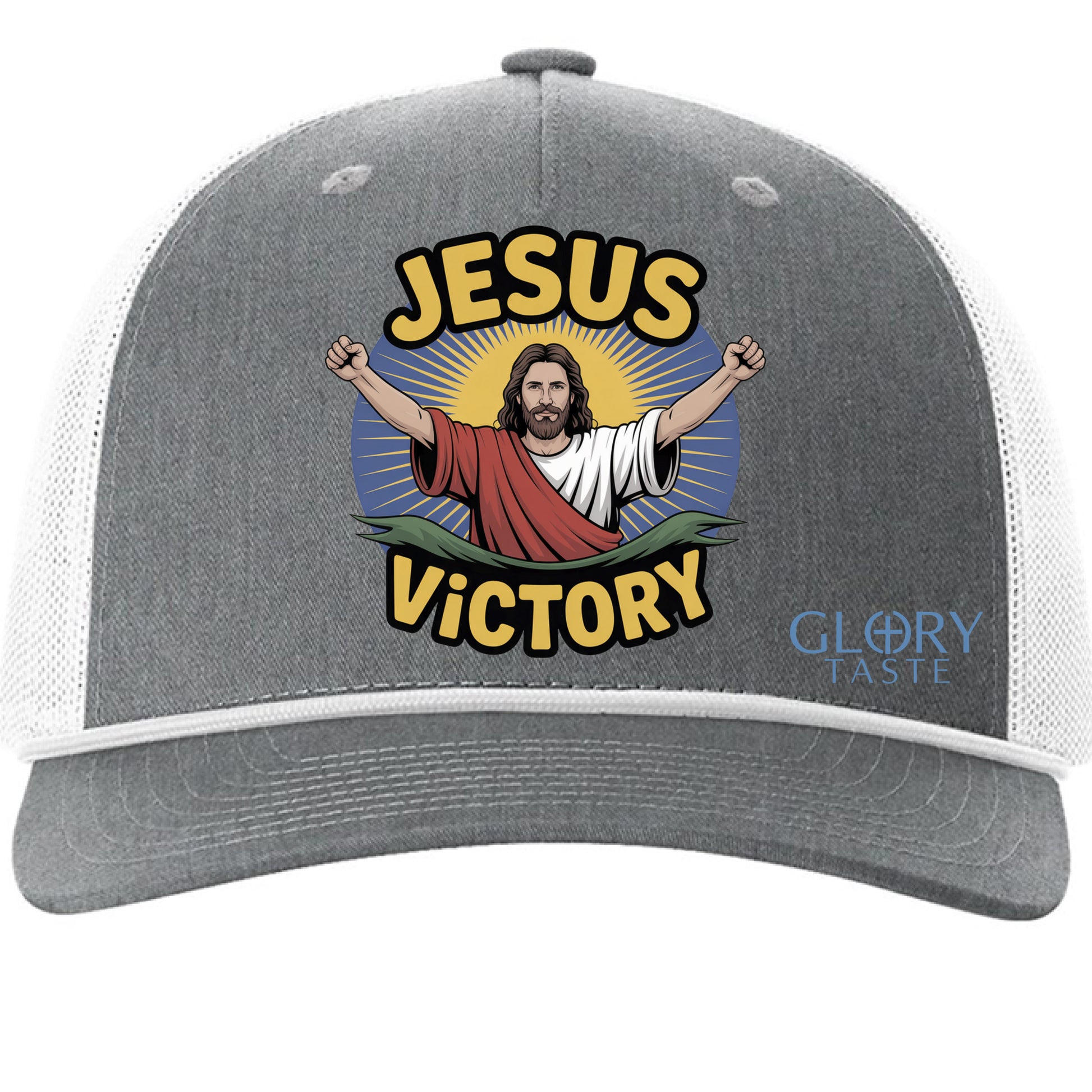 Heather Grey/ White - FRONT