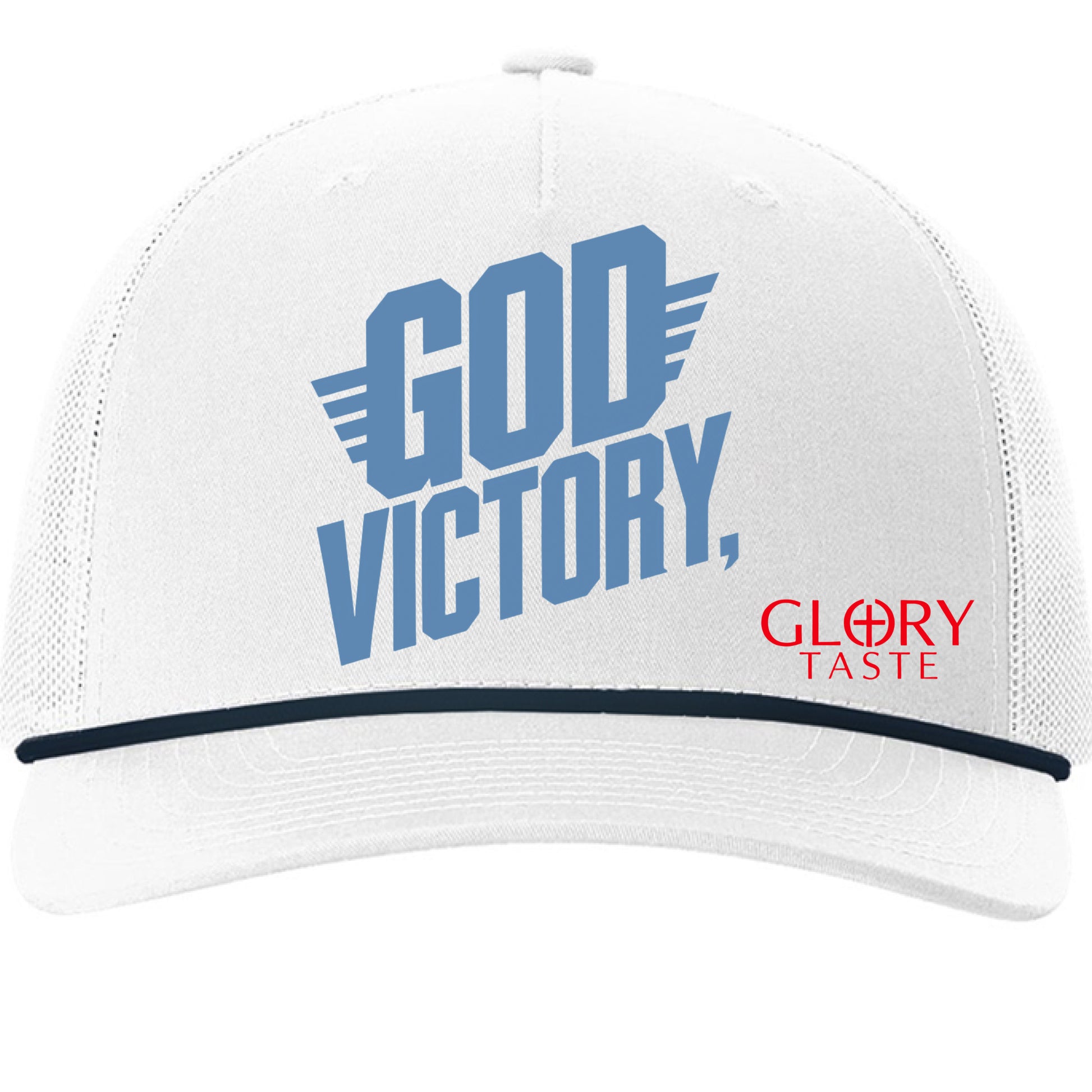 White/ Navy - FRONT