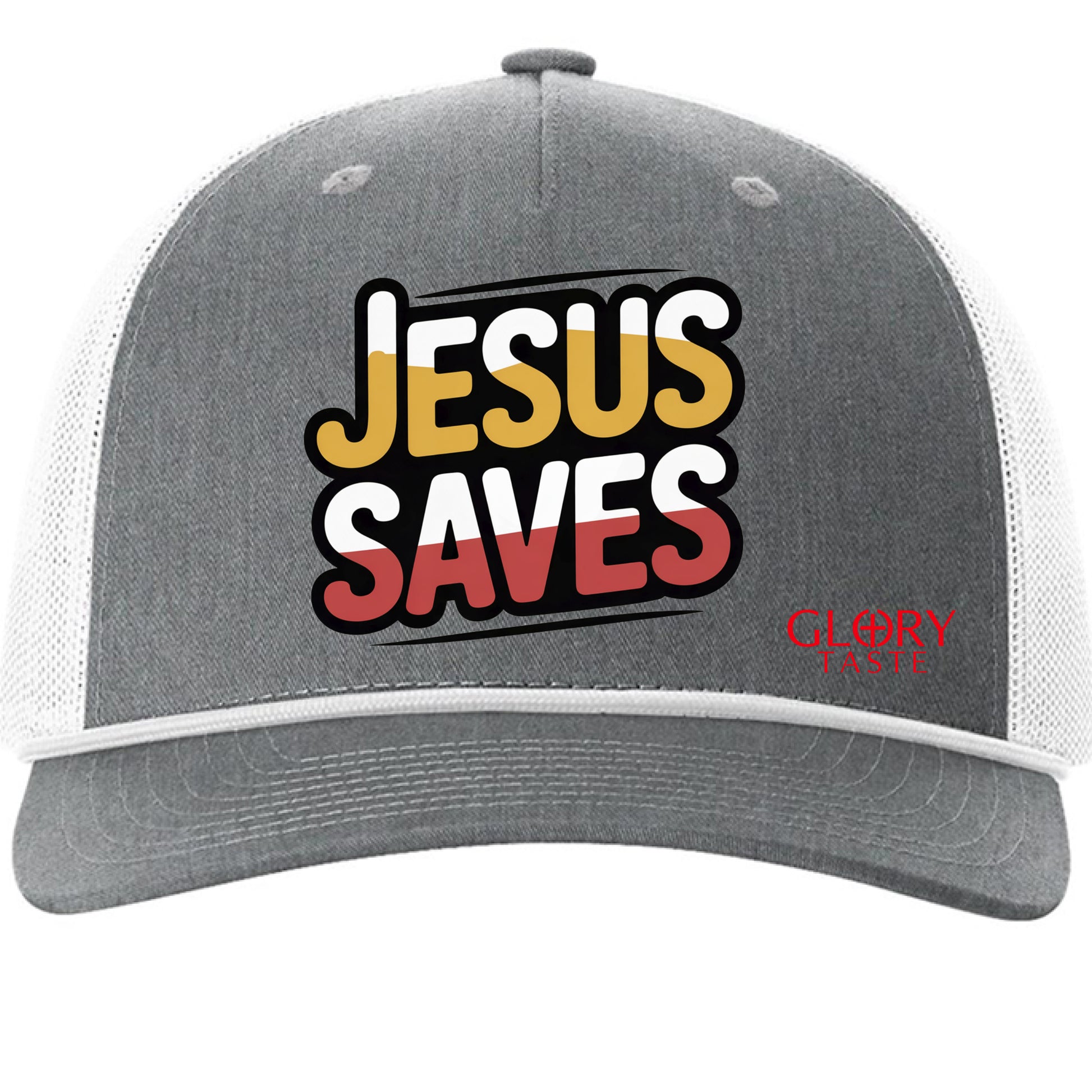 Heather Grey/ White - FRONT